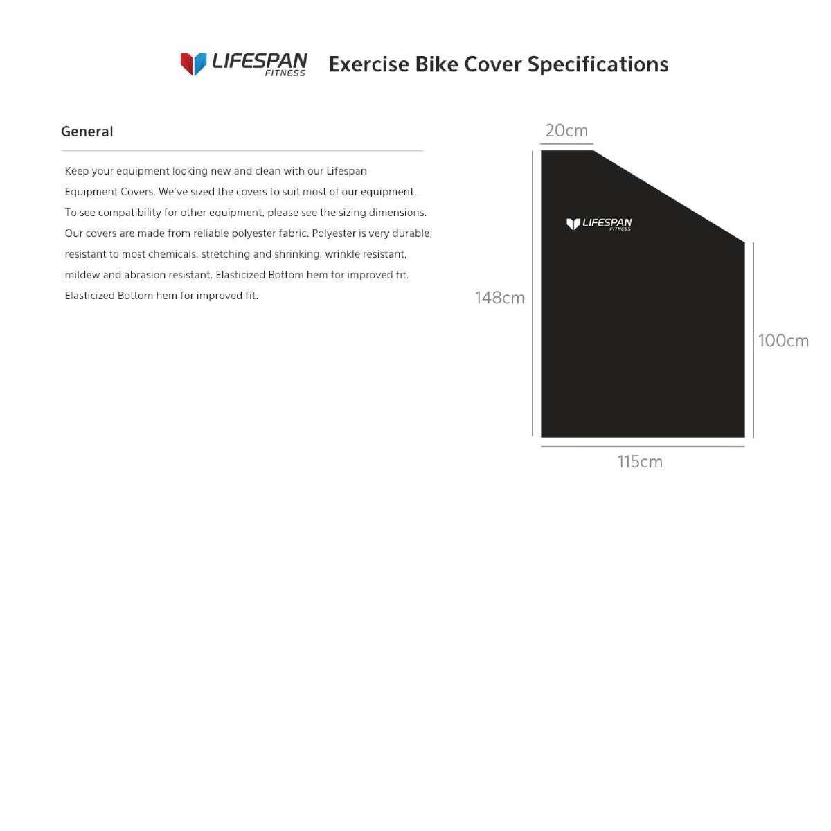 Lifespan Fitness Exercise Bike Cover Woolworths