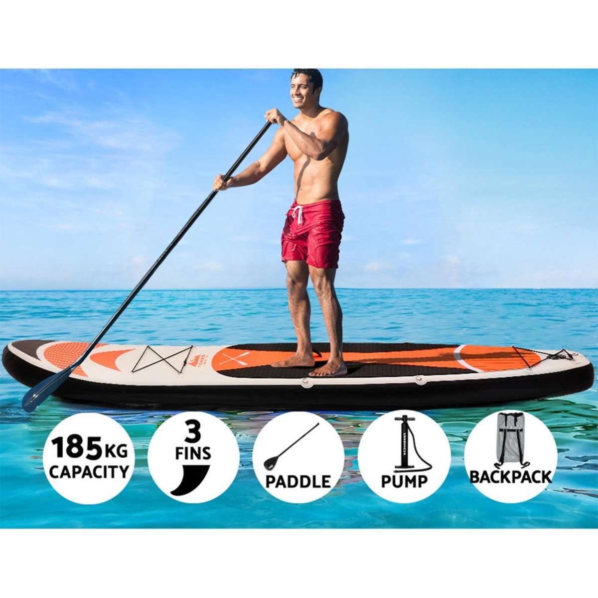 Weisshorn Stand Up Paddle Board 11' Inflatable SUP Paddleboard