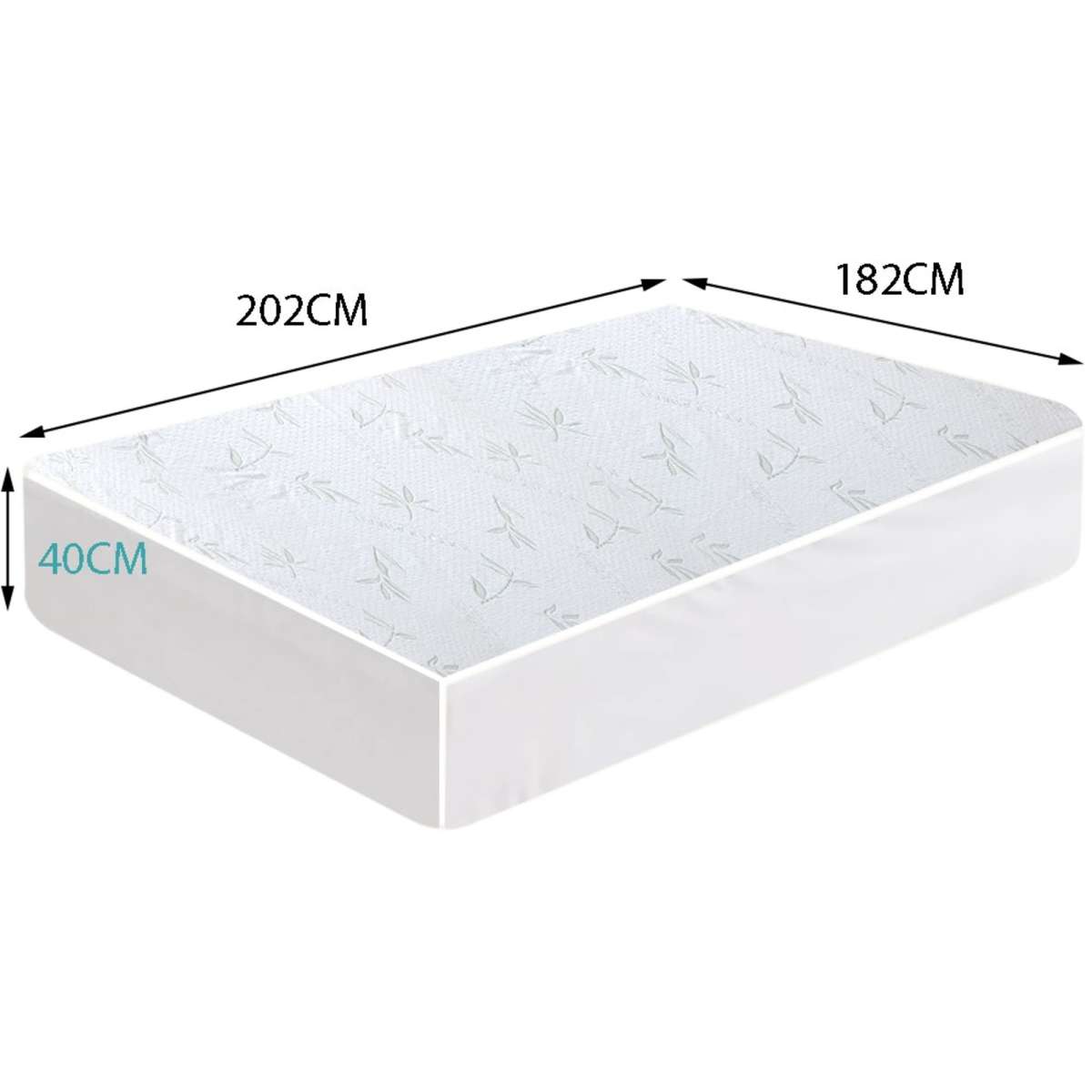 DreamZ Fully Fitted Waterproof Breathable Bamboo Mattress Protector