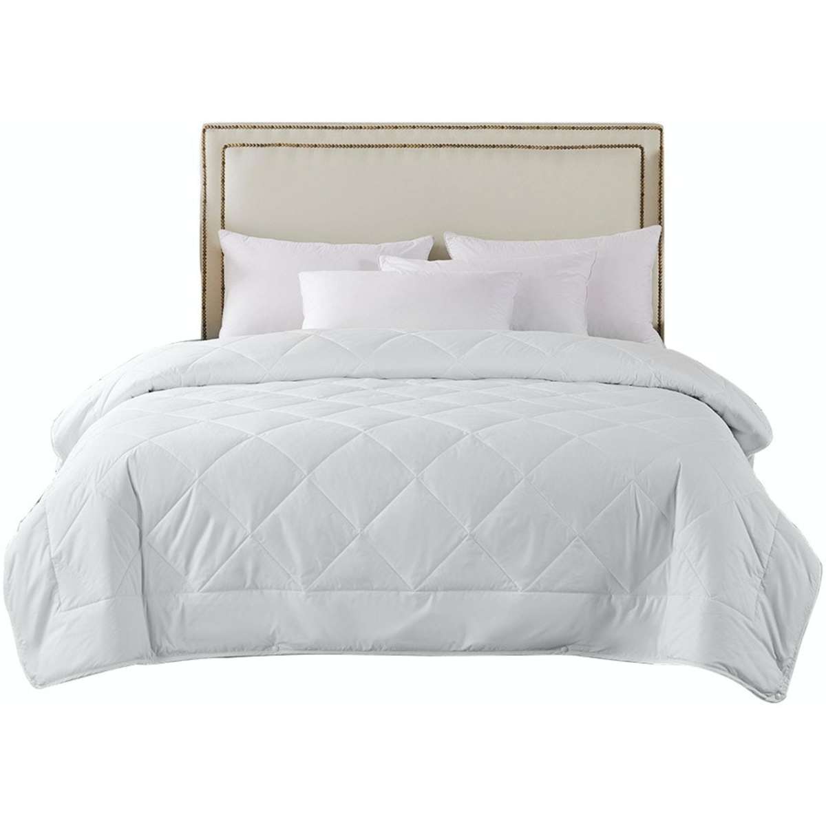 Aussie Wool Comfort 100% Australian Wool Quilt - 250 To 750 GSM, White