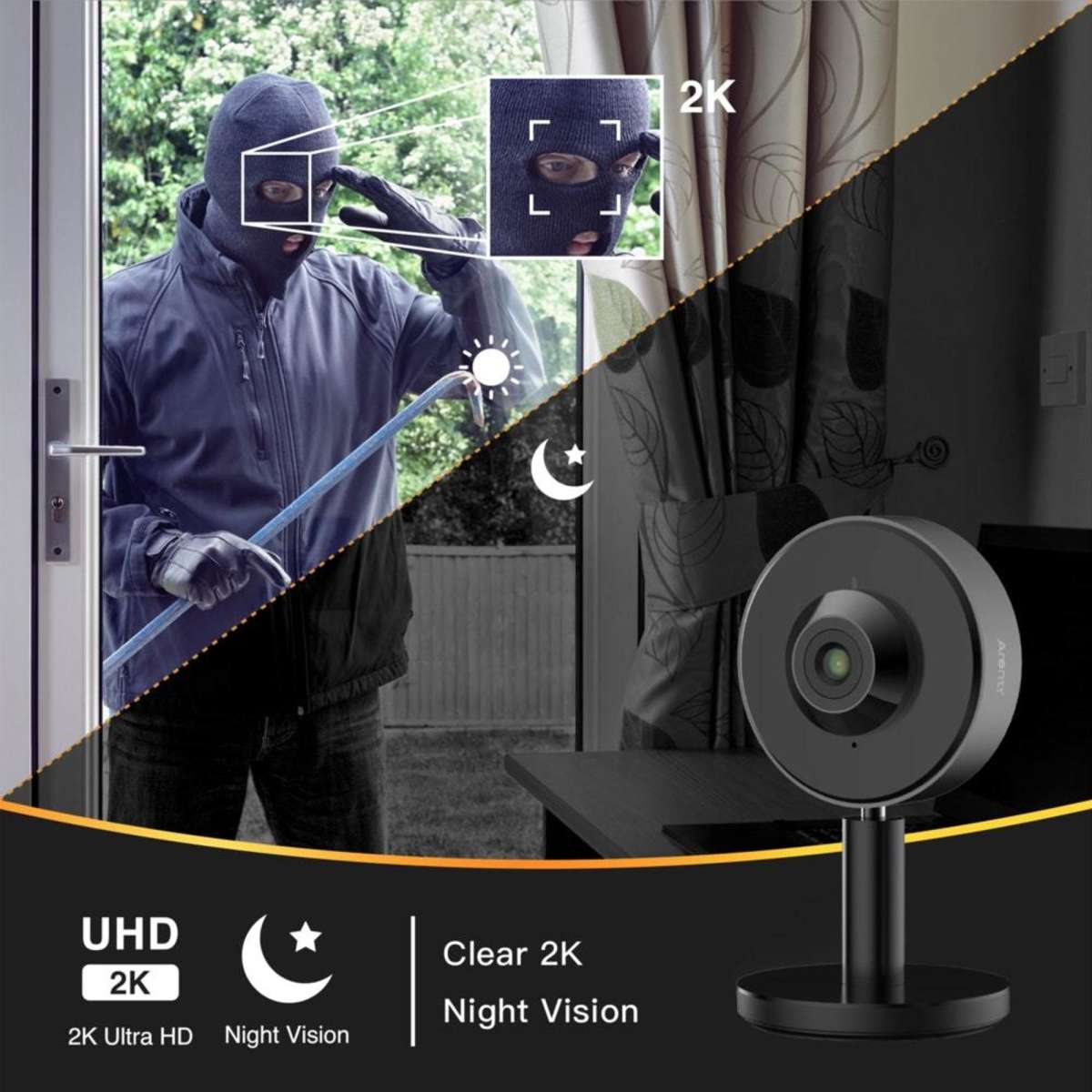 Arenti INDOOR1 Home Security Camera Indoor CCTV System Ultra HD Monitor