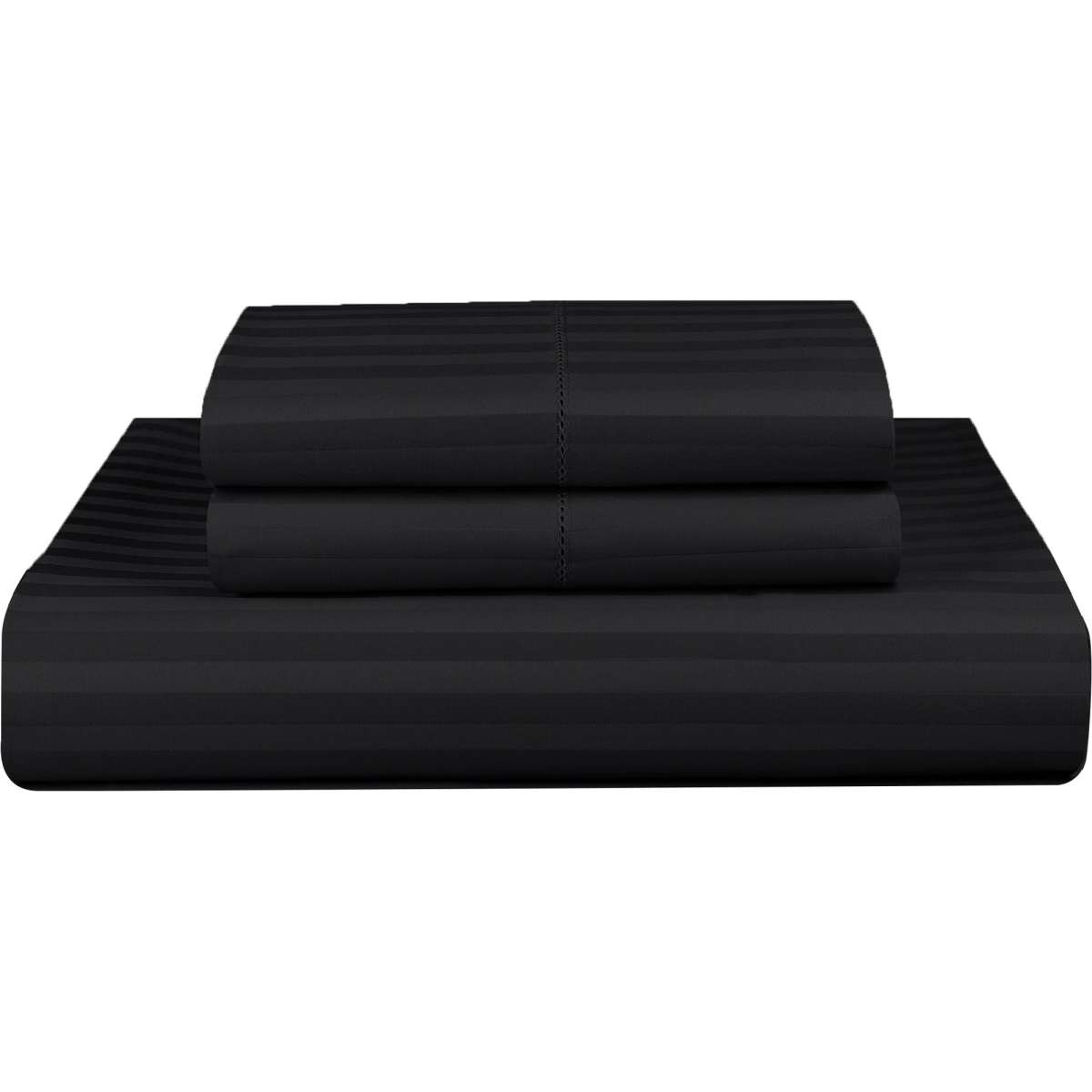 Dreamfields 1000TC Microfibre Quilt Cover Set Queen Black (Flat