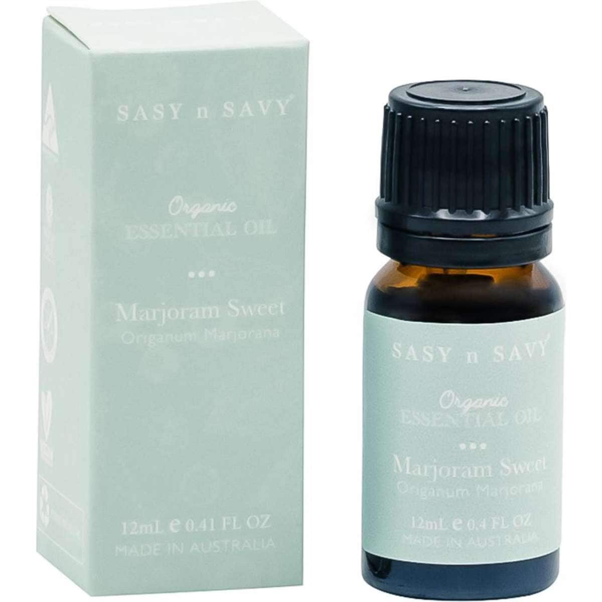 Sasy n Savy Marjoram Sweet (Origanum Marjorana) Essential Oil 12mL