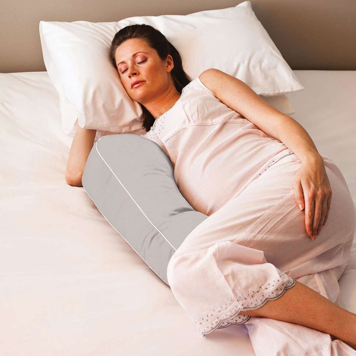 Milkbar Single Breast Feeding Nursing Support Pillow Grey Woolworths