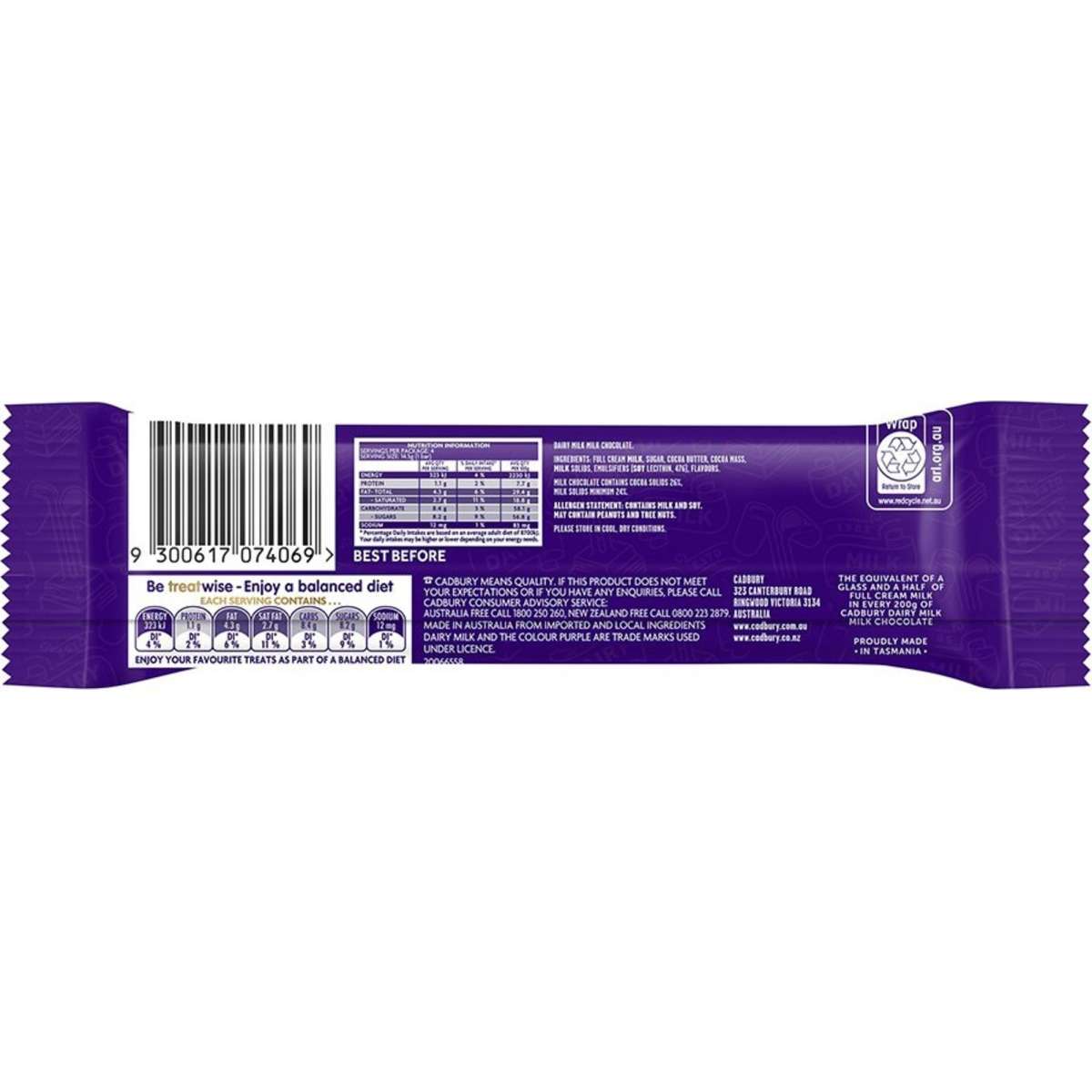 Cadbury Chocolate Twirl 42pc 58g | Woolworths