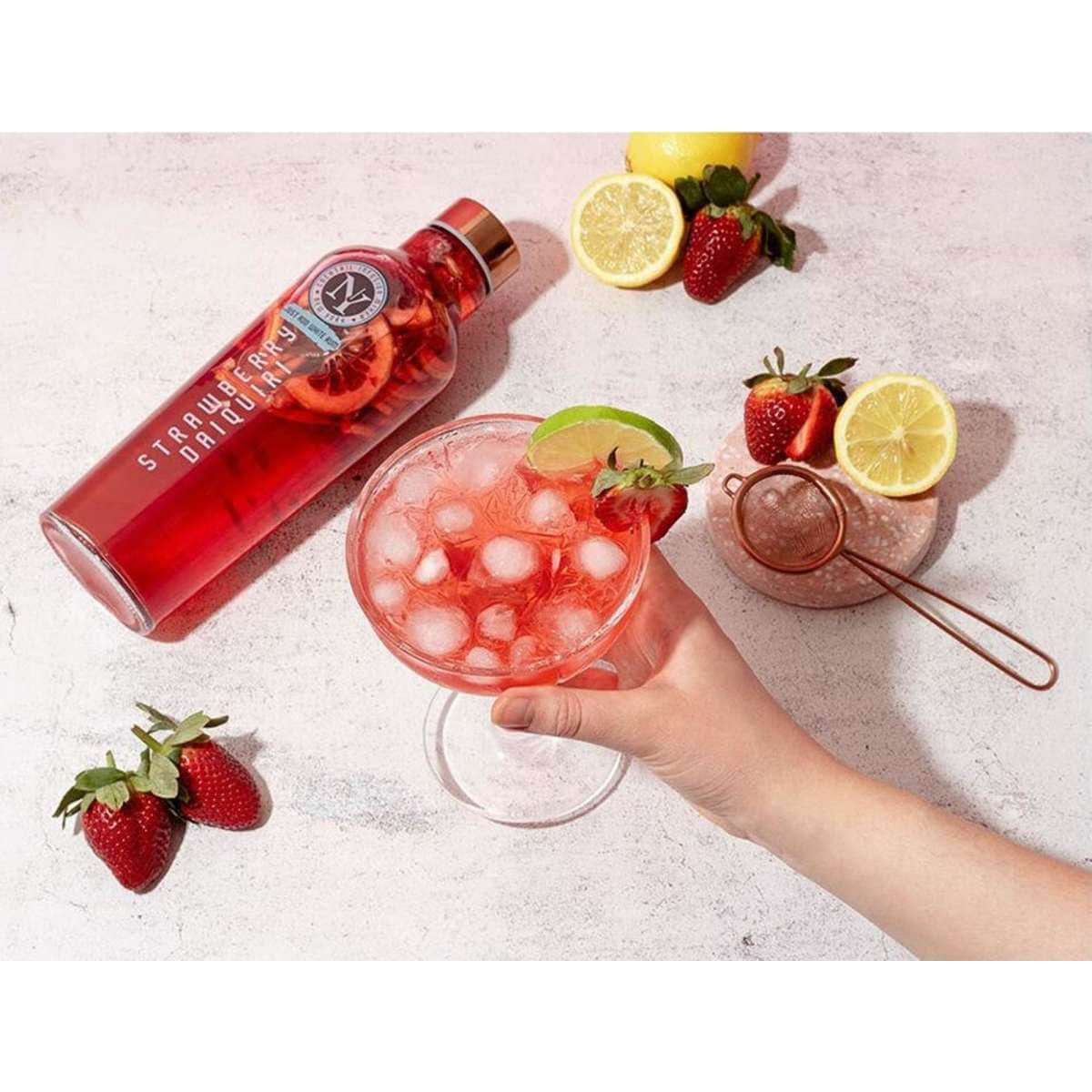 New York Cocktail Infusion Mixer Strawberry Daiquiri Bottle w/ Small
