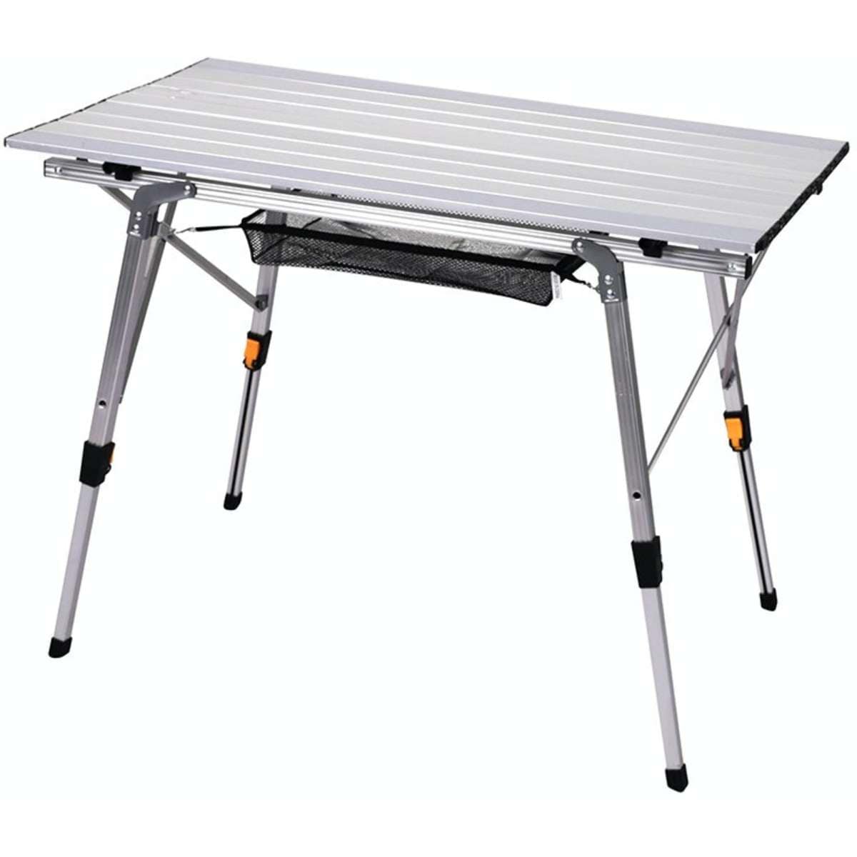Ever Advanced Folding Camping Table EVER ADVANCED Foldable Camping Table - Lightweight  Aluminum Table For 4-6 People, White Fold Up Table Outdoor, image size:1200x1200