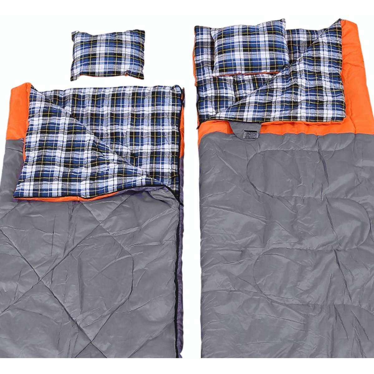 Mountview Double Sleeping Bag Bags Outdoor Camping Hiking Pillow 10