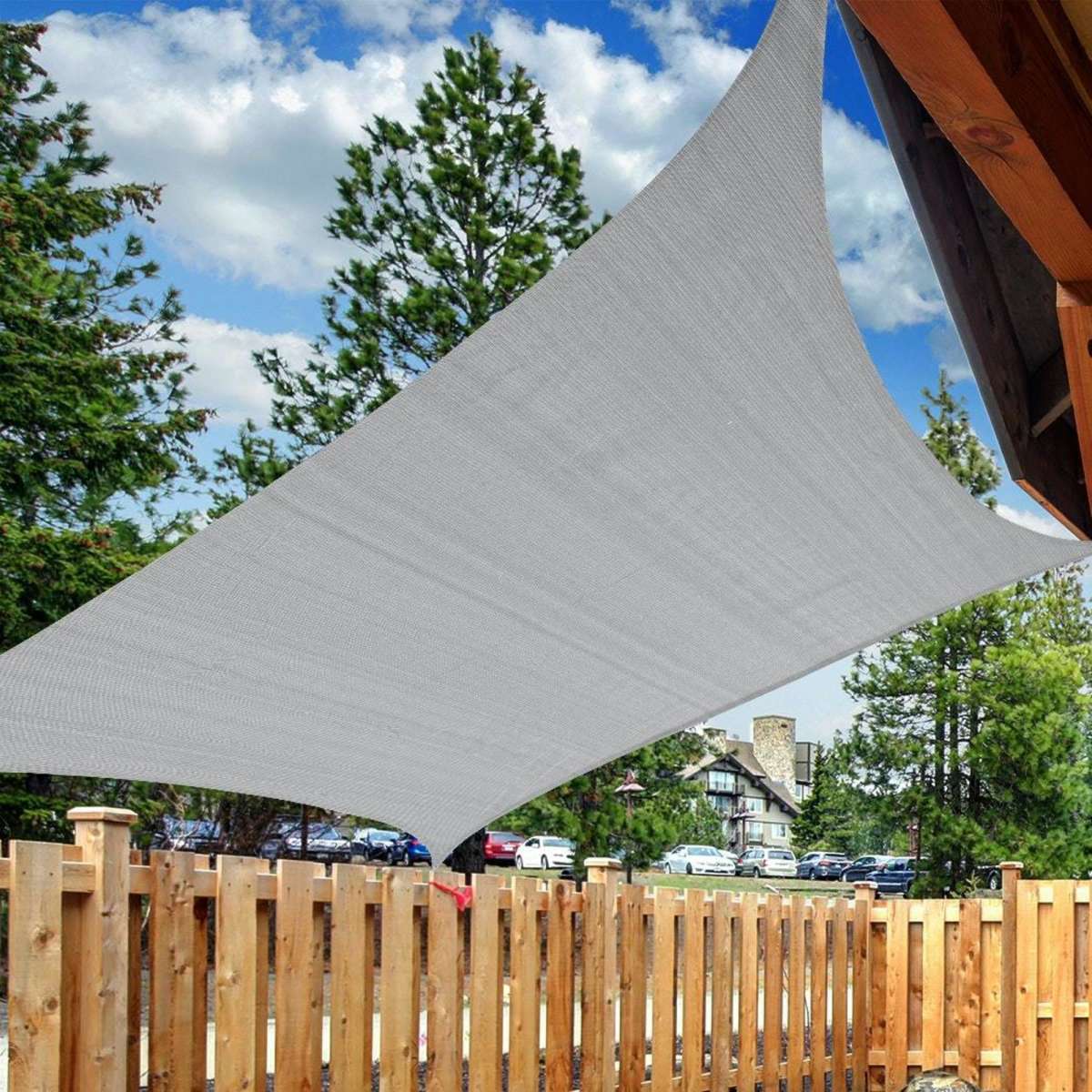 Mountview 185GSM 2x2,5M Sun Shade Sail Cloth Canopy Outdoor Awning ...