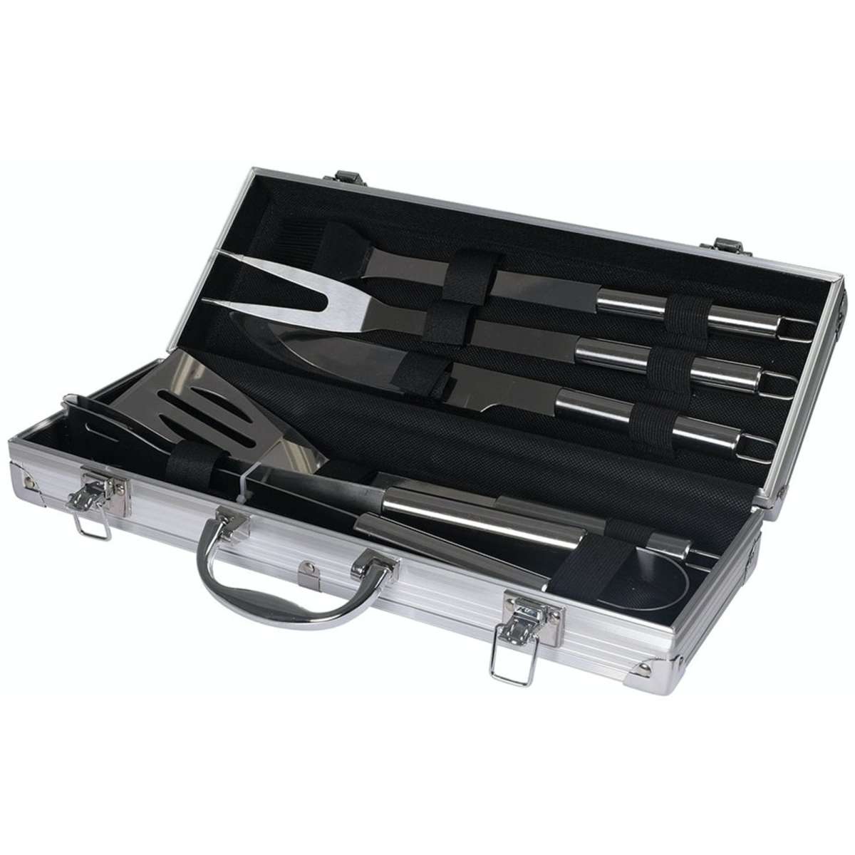 Moyasu 5Pcs BBQ Tool Set Stainless Steel Indoor Outdoor Barbecue