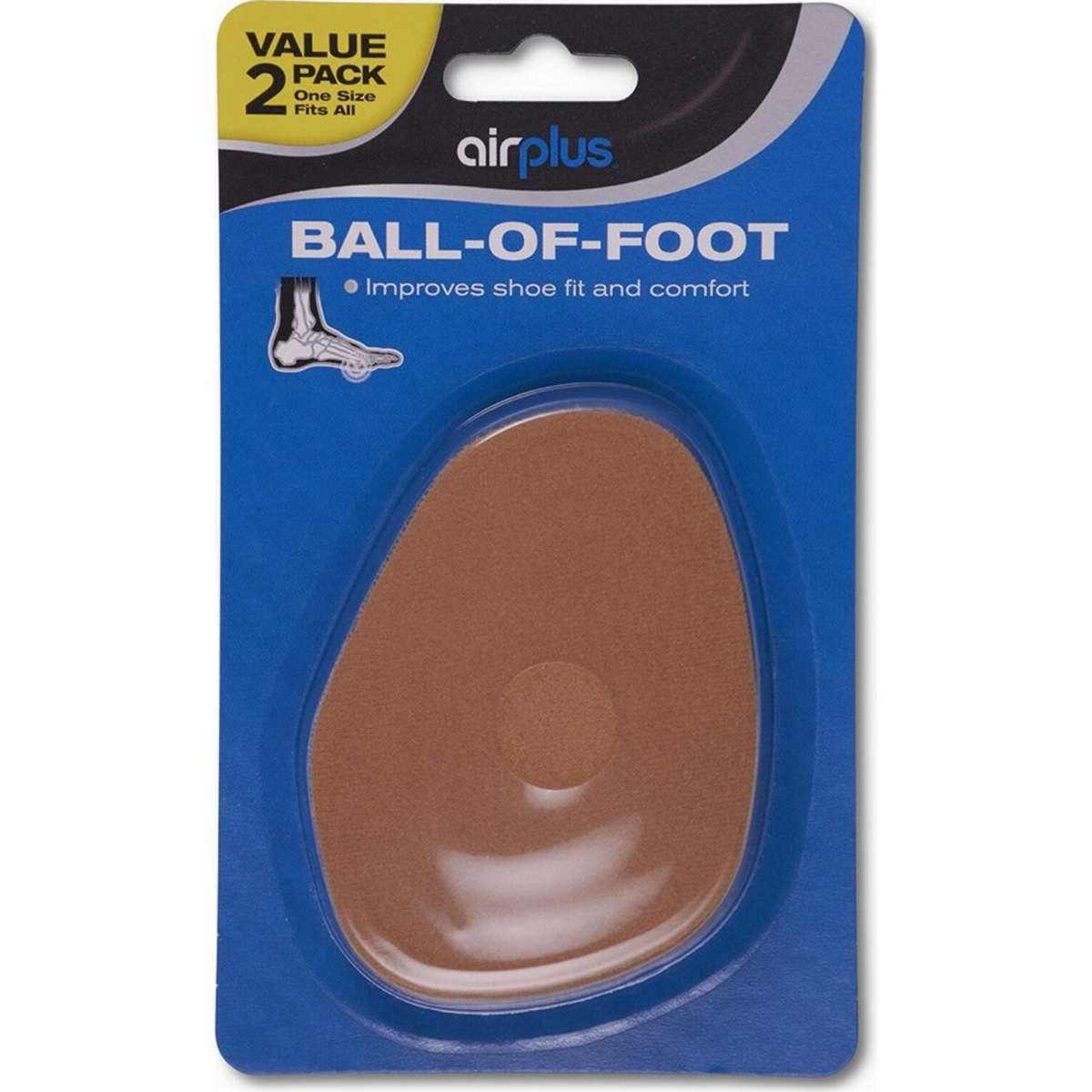 Airplus BallOfFoot Foam Cushion Improves Shoes One Size