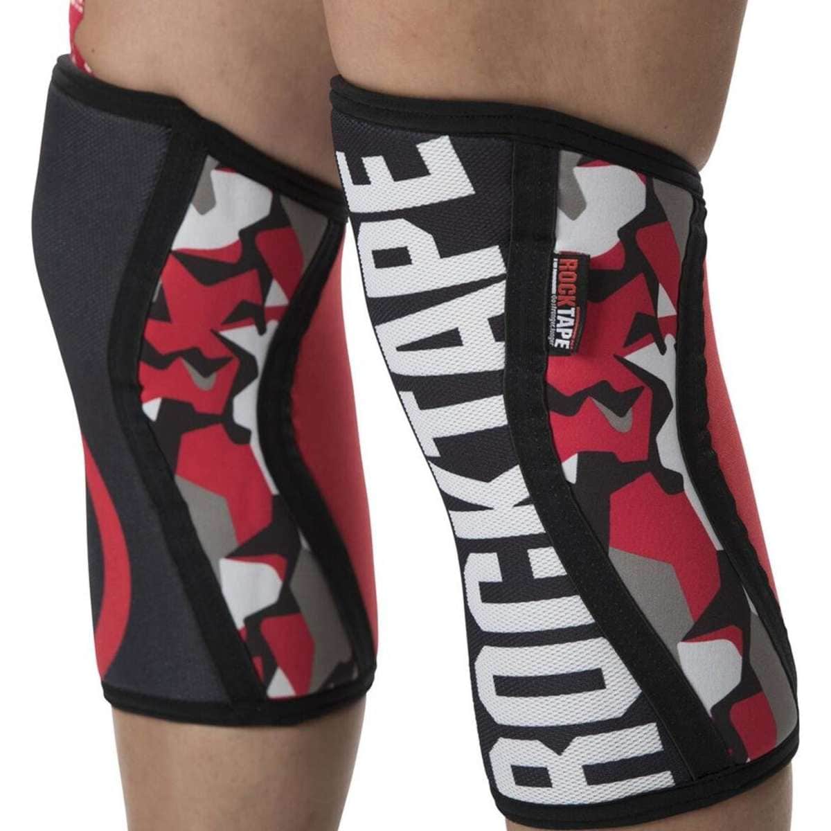 RockTape Assassins Knee Sleeves Compression Deadlift/Squat Red Large