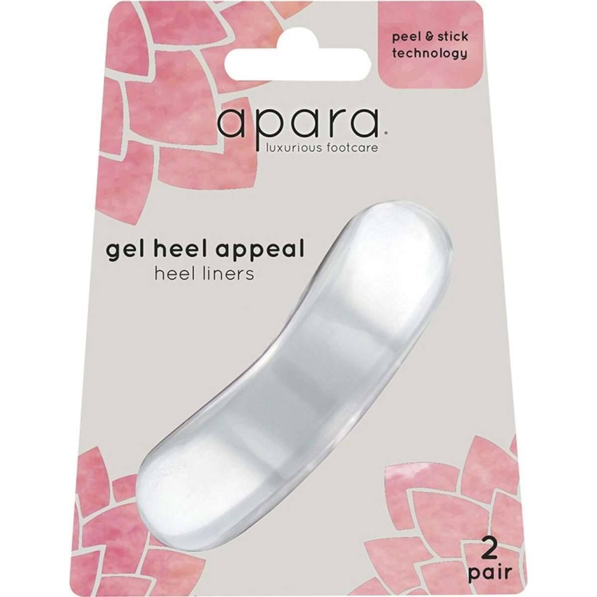 Apara Gel Cushioning Shoes Heel Appeal Liners Clear 2 Pairs Woolworths