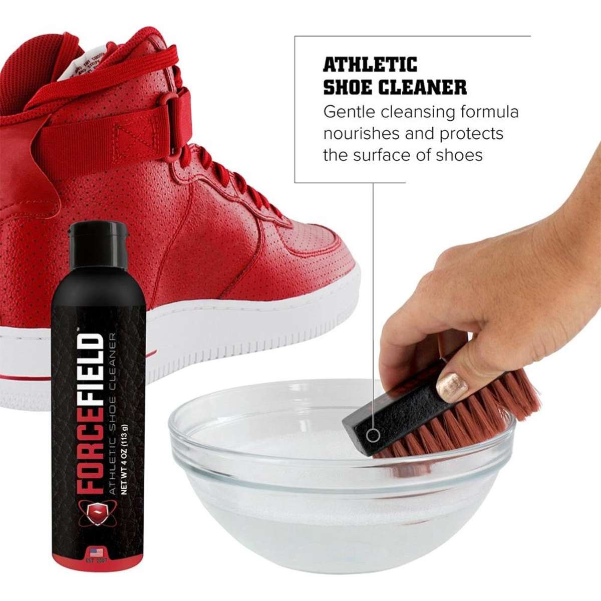 ForceField Athletic Shoe Cleaner Care All-in-One Sneakers Kit | Woolworths