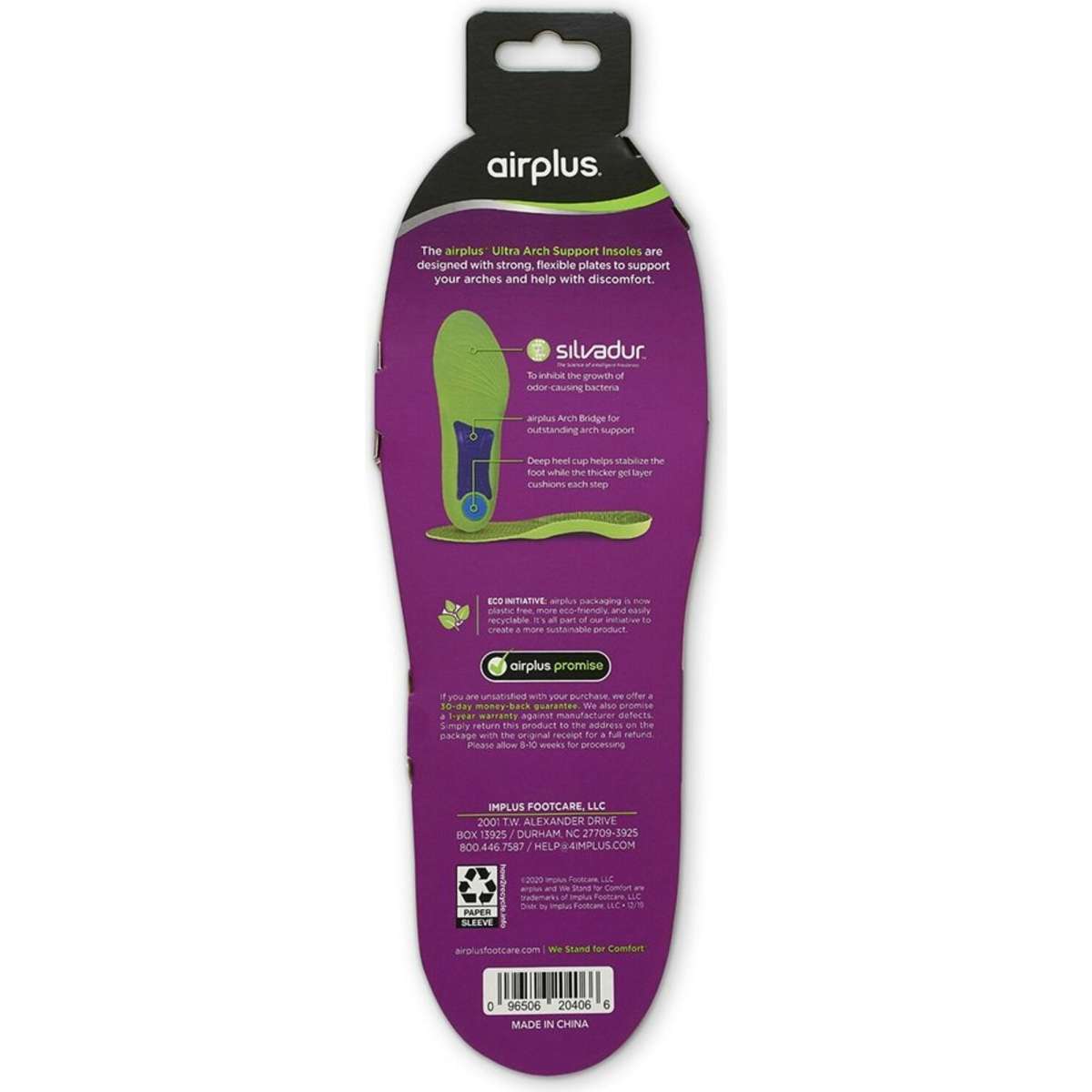 Airplus Ultra Arch Support Insoles Shoes Heel Cushion Inserts US Women