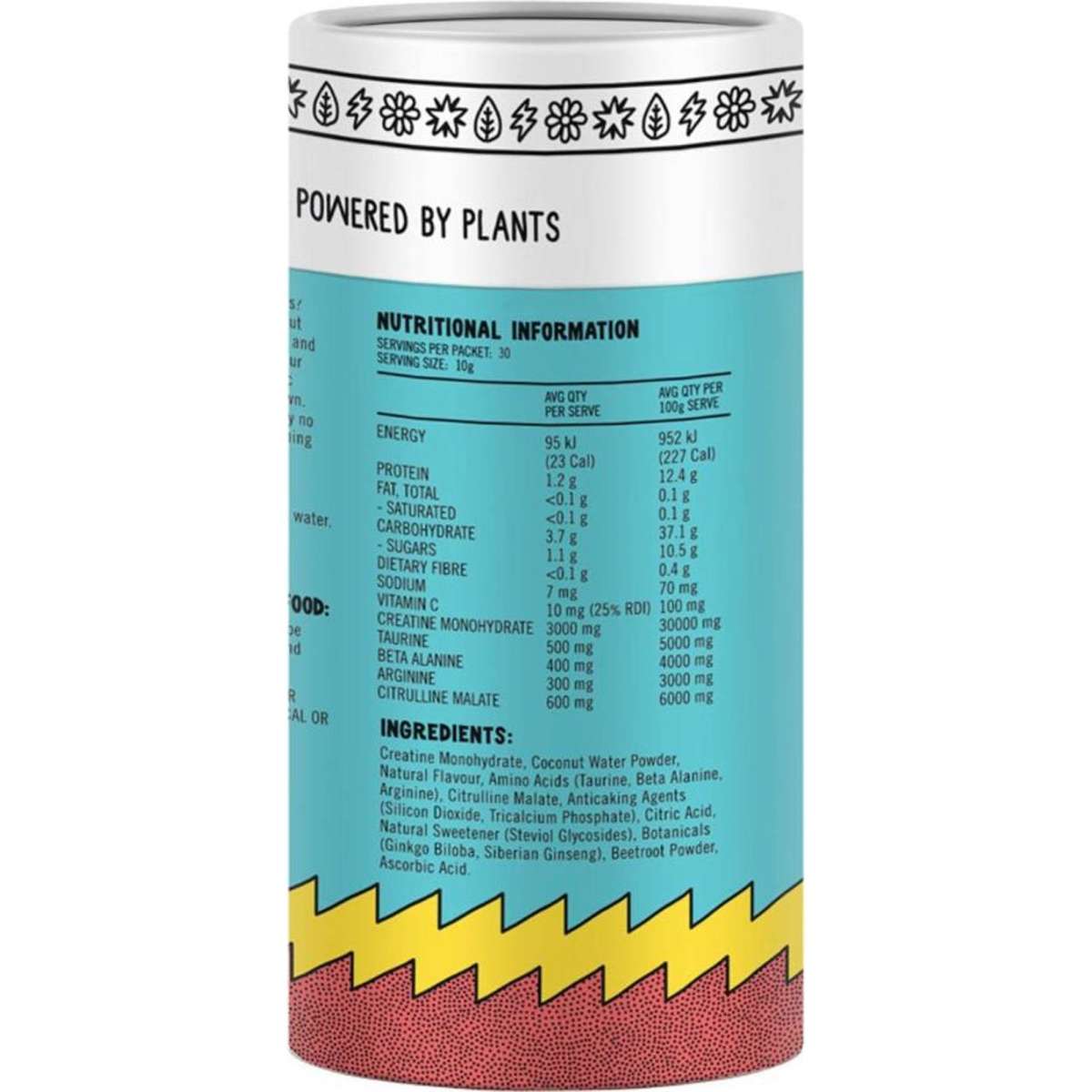 Botanika Blends Power Potion Pre Workout Powder Strawberry Kiwi 300g Woolworths