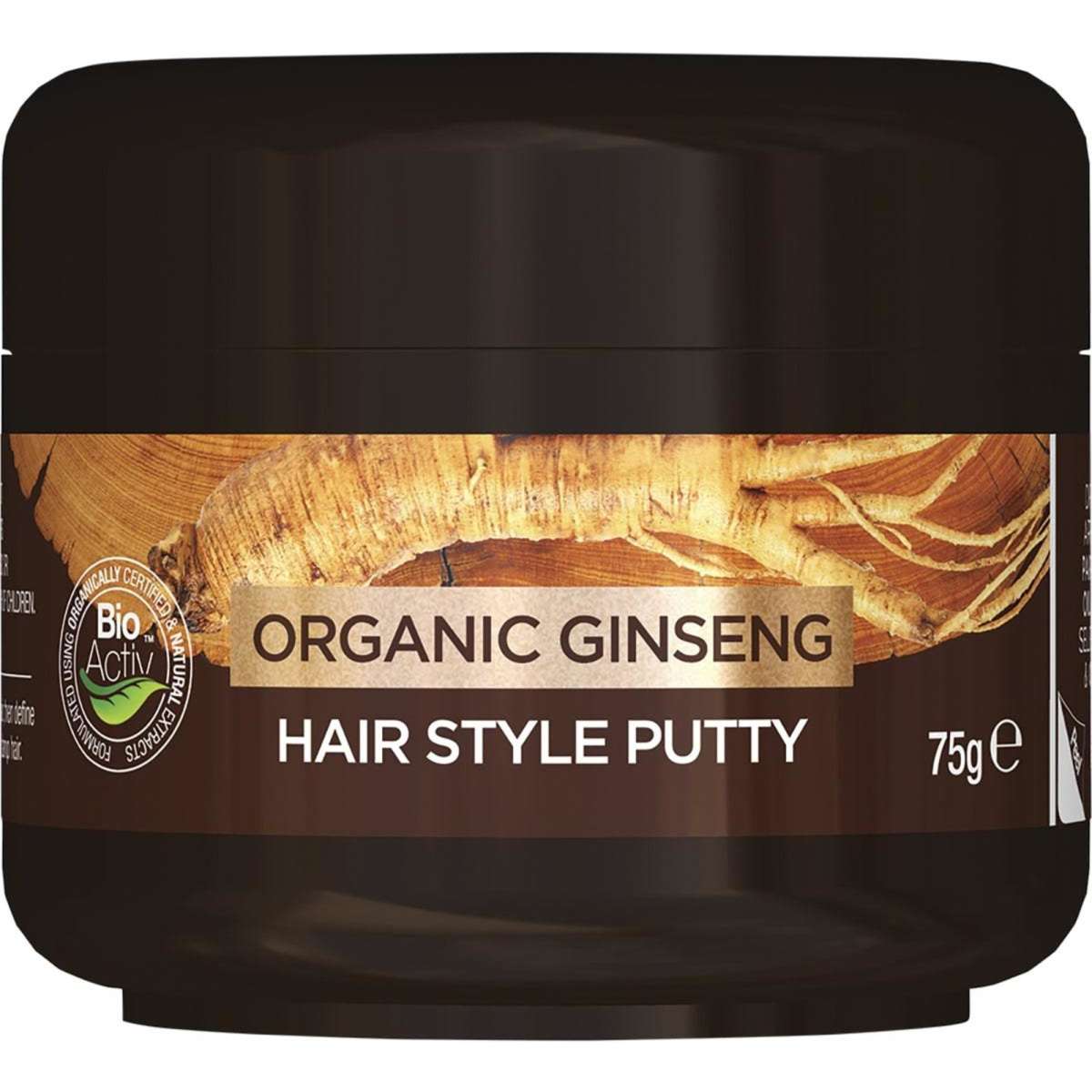 Dr Organic Men's Hair Style Putty Organic Ginseng 75g Woolworths