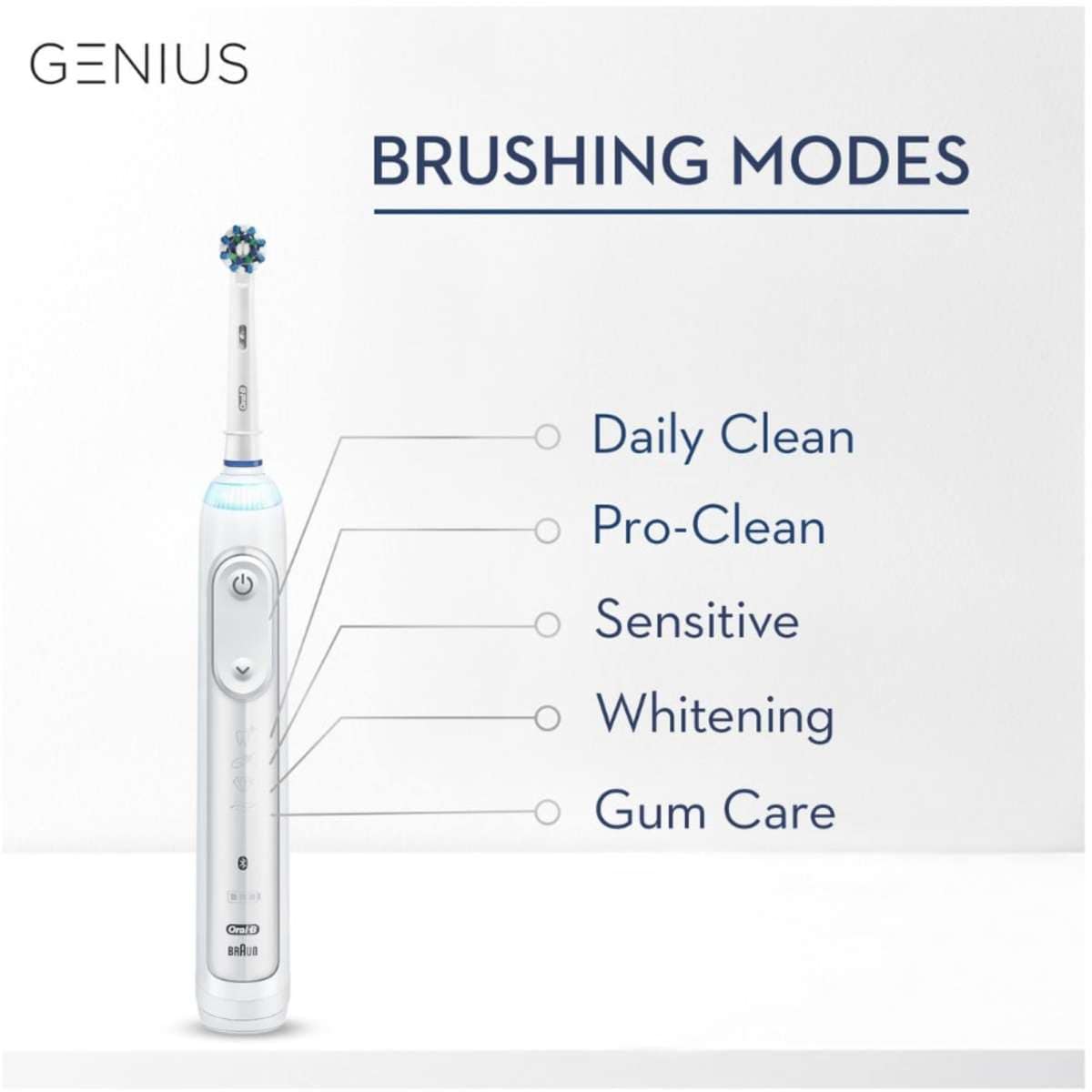 OralB Genius 9000 White Electric Toothbrush Woolworths