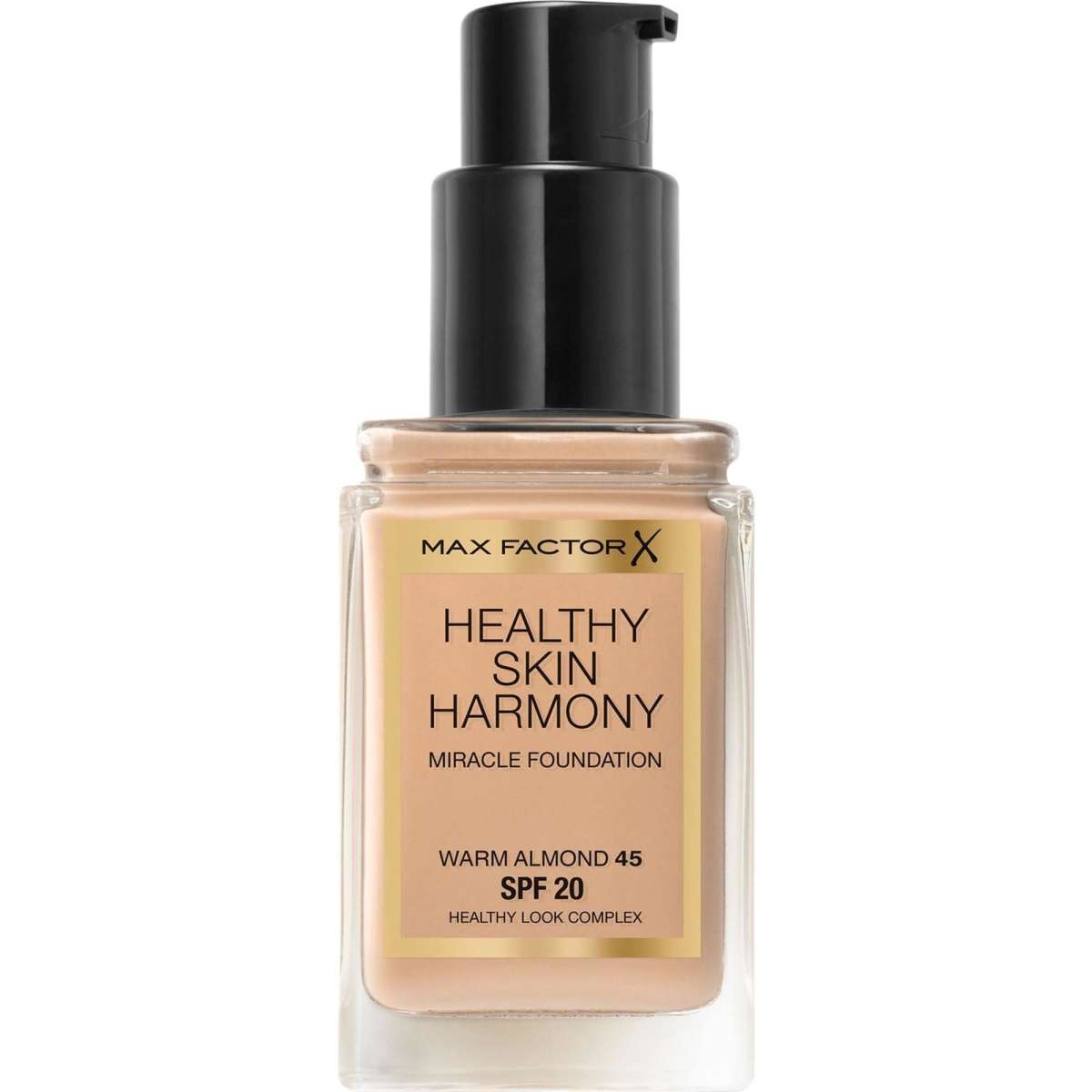 Max Factor Miracle Foundation Healthy Skin Harmony SPF20 45 Warm Almond ...