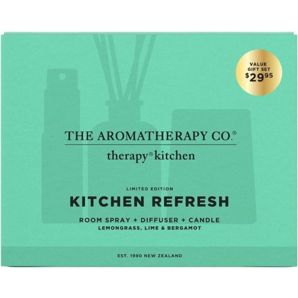 The Aromatherapy Co. Therapy Kitchen Refresh Home Fragrance Lemongrass