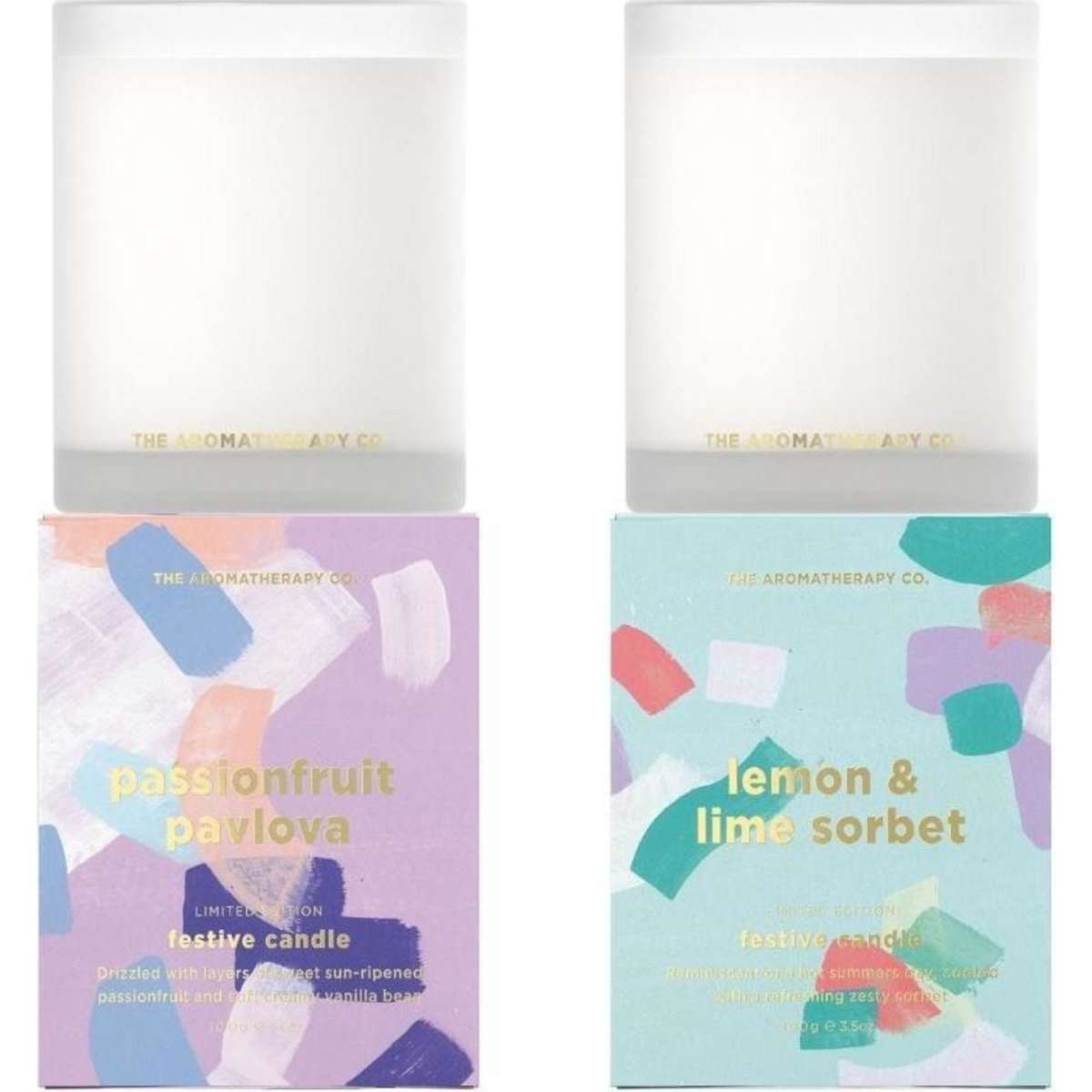 The Aromatherapy Co. Festive Favours Votive Candle Duo 2 x 100g Woolworths