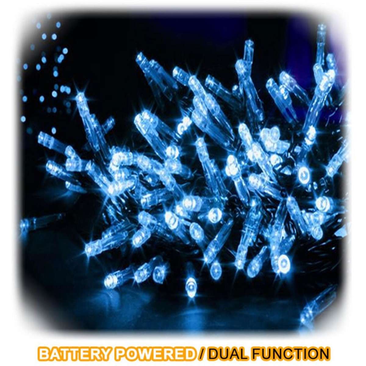 Sansai String Lights Cool White 50 LED Woolworths