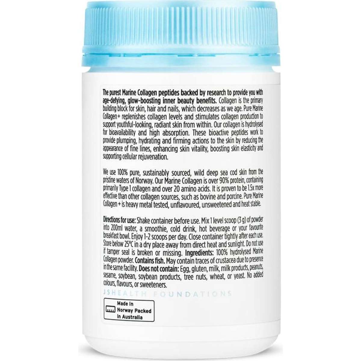 JSHealth Pure Marine Collagen 90g Woolworths