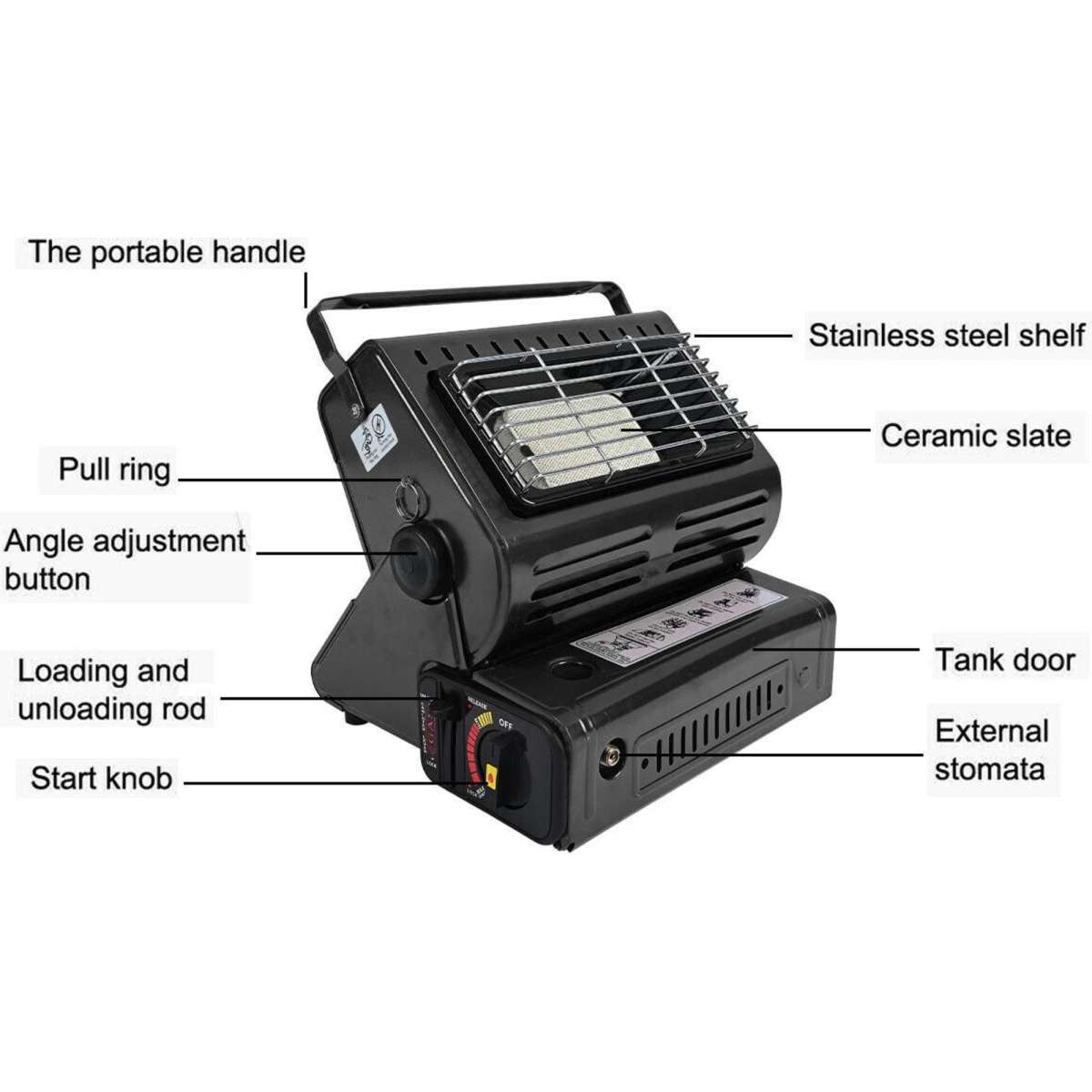 Tavice Portable Butane Gas Heater and Stove for Camping / Hiking