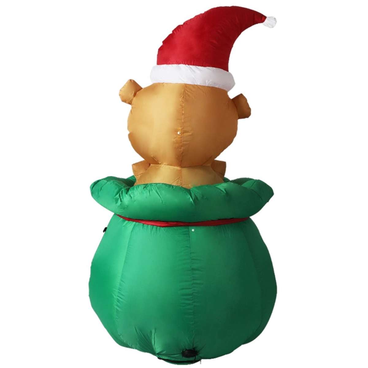 Santaco Inflatable Christmas Decorations Bubbly Bear 1.5M LED Lights