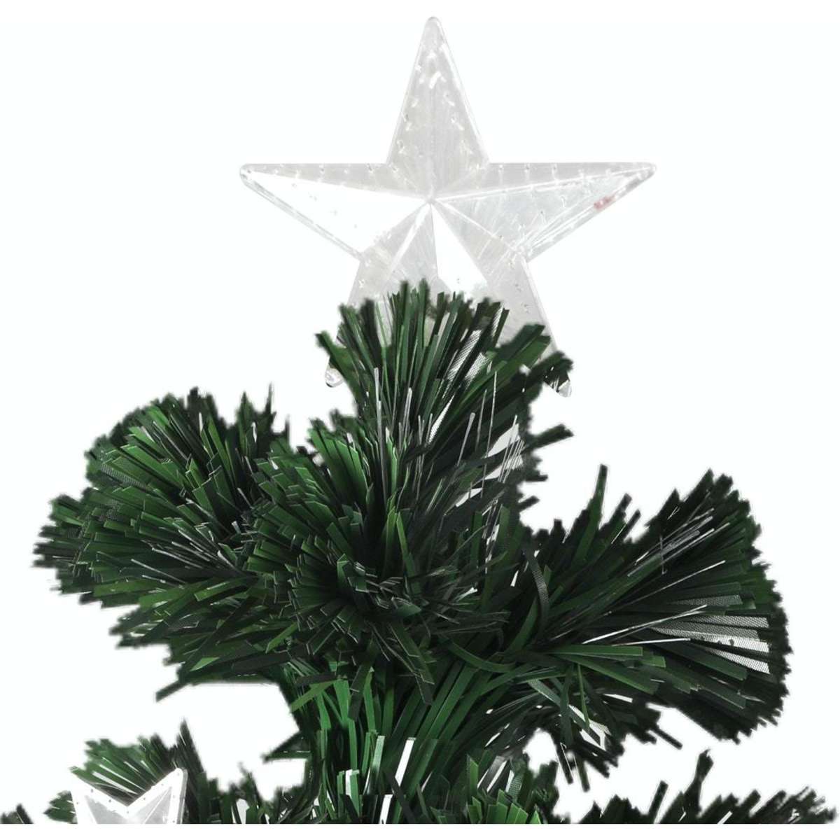 SANTACO Christmas Tree 2.1M 7Ft Xmas Decorations Fibre Optic