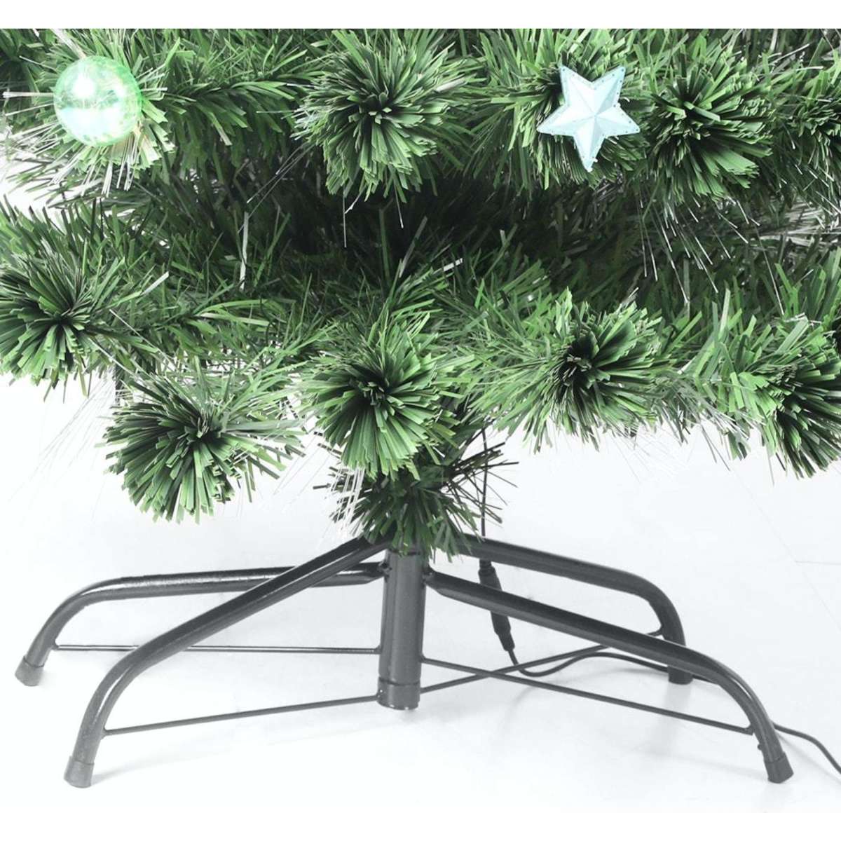 SANTACO Christmas Tree 2.1M 7Ft Xmas Decorations Fibre Optic