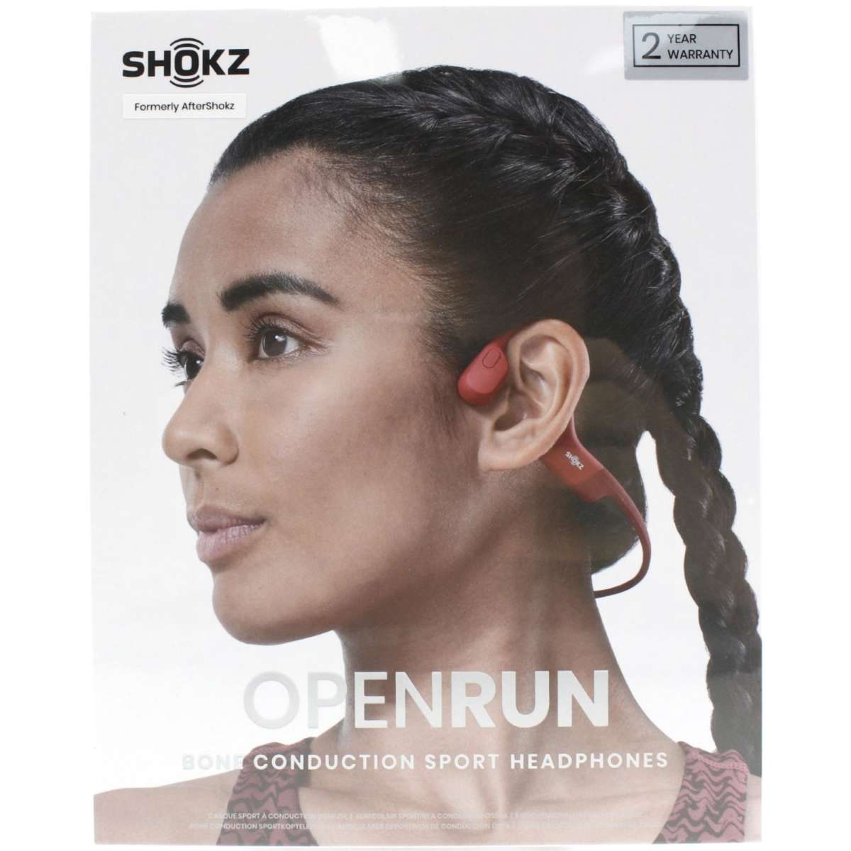 SHOKZ OpenRun Wireless Bluetooth Headphones Red Woolworths