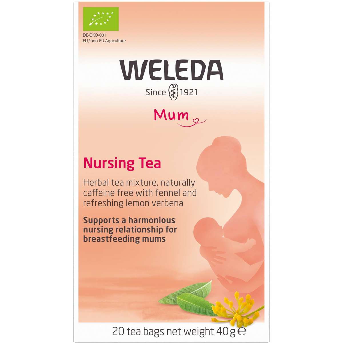 Weleda Breastfeeding Nursing Tea, Organic Tea with Fennel and Fenugreek