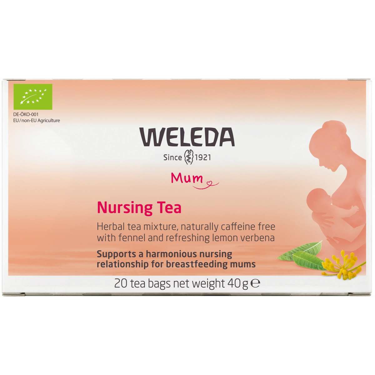Weleda Breastfeeding Nursing Tea, Organic Tea with Fennel and Fenugreek