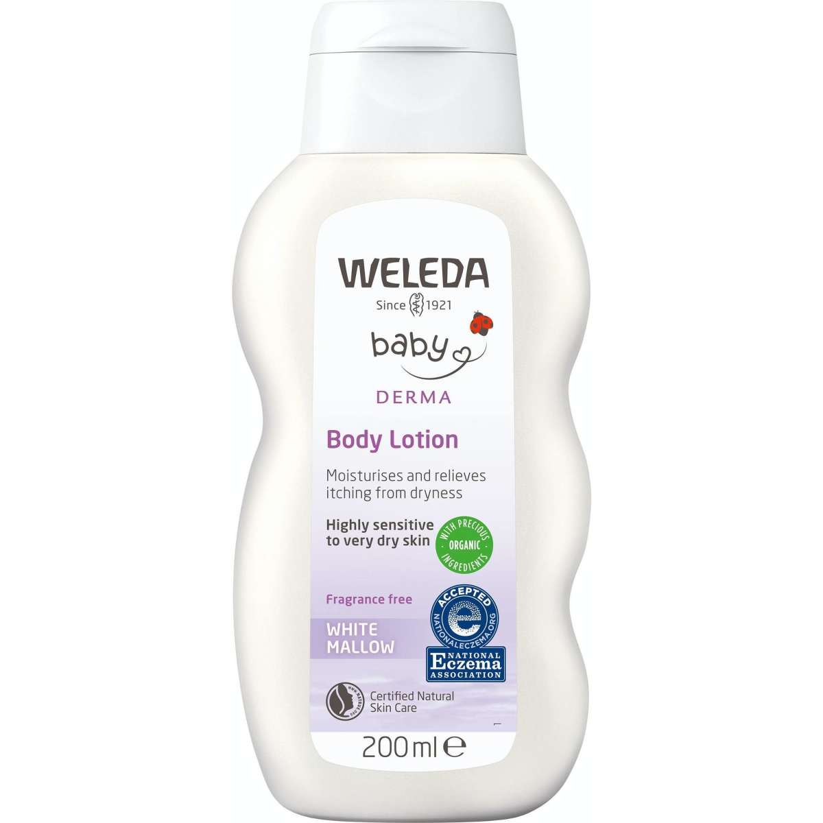 Weleda Sensitive Baby Face Body and Nappy Cream Set White Mallow