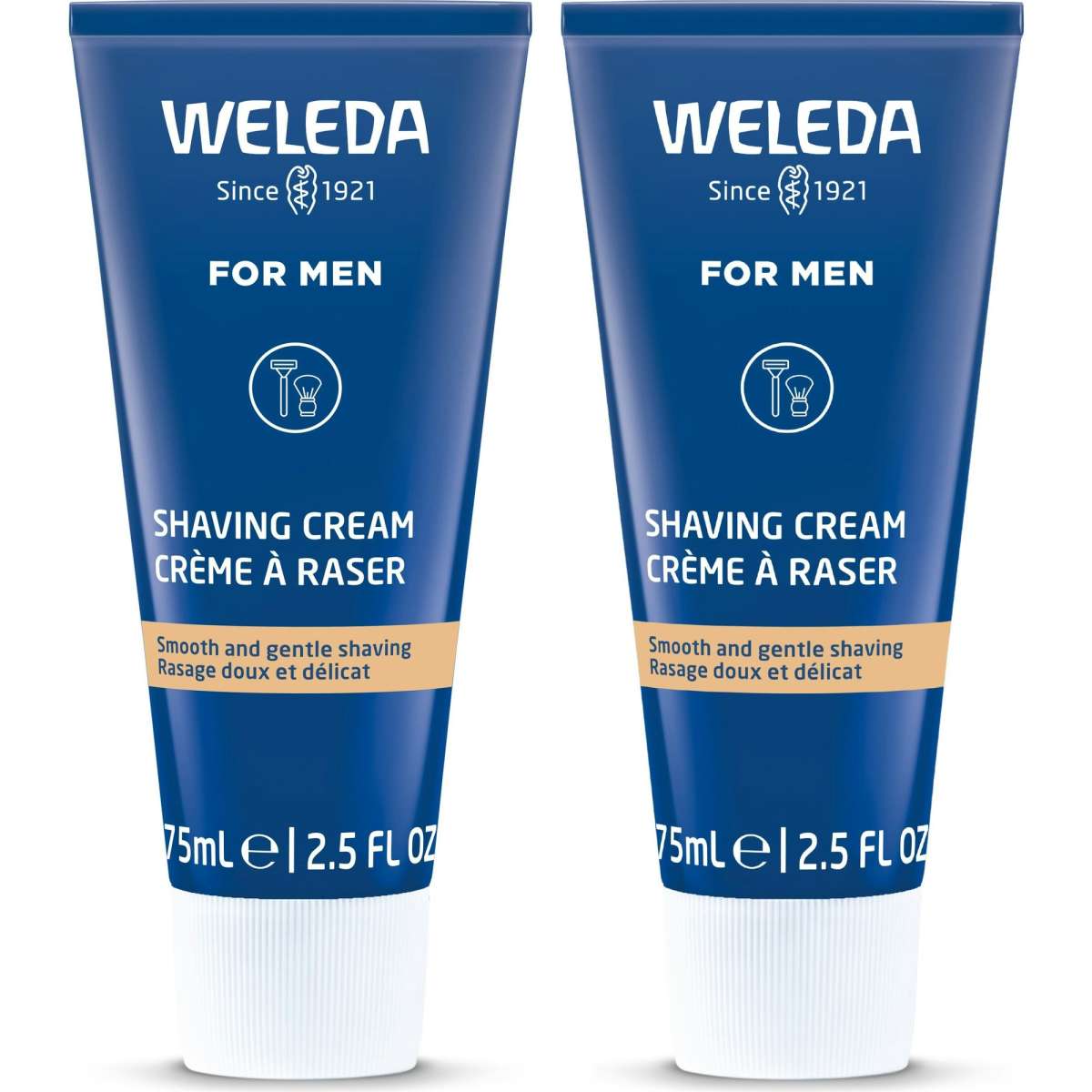 Weleda Men's Shaving Cream, Smooth and Gentle Wet Shave, All Skin Types