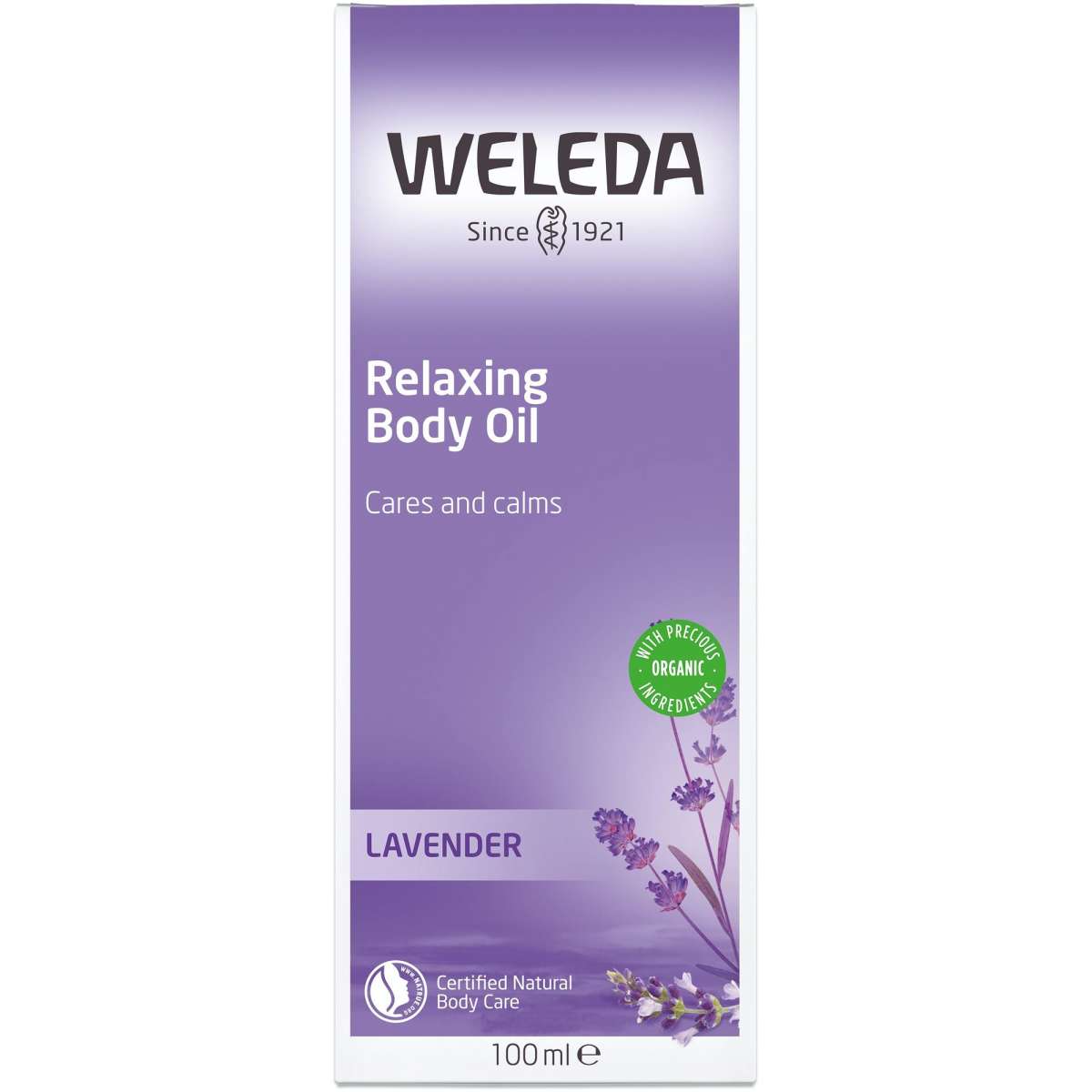Weleda Relaxing Body Oil Lavender, Calming, Soothing, Vegan, Normal