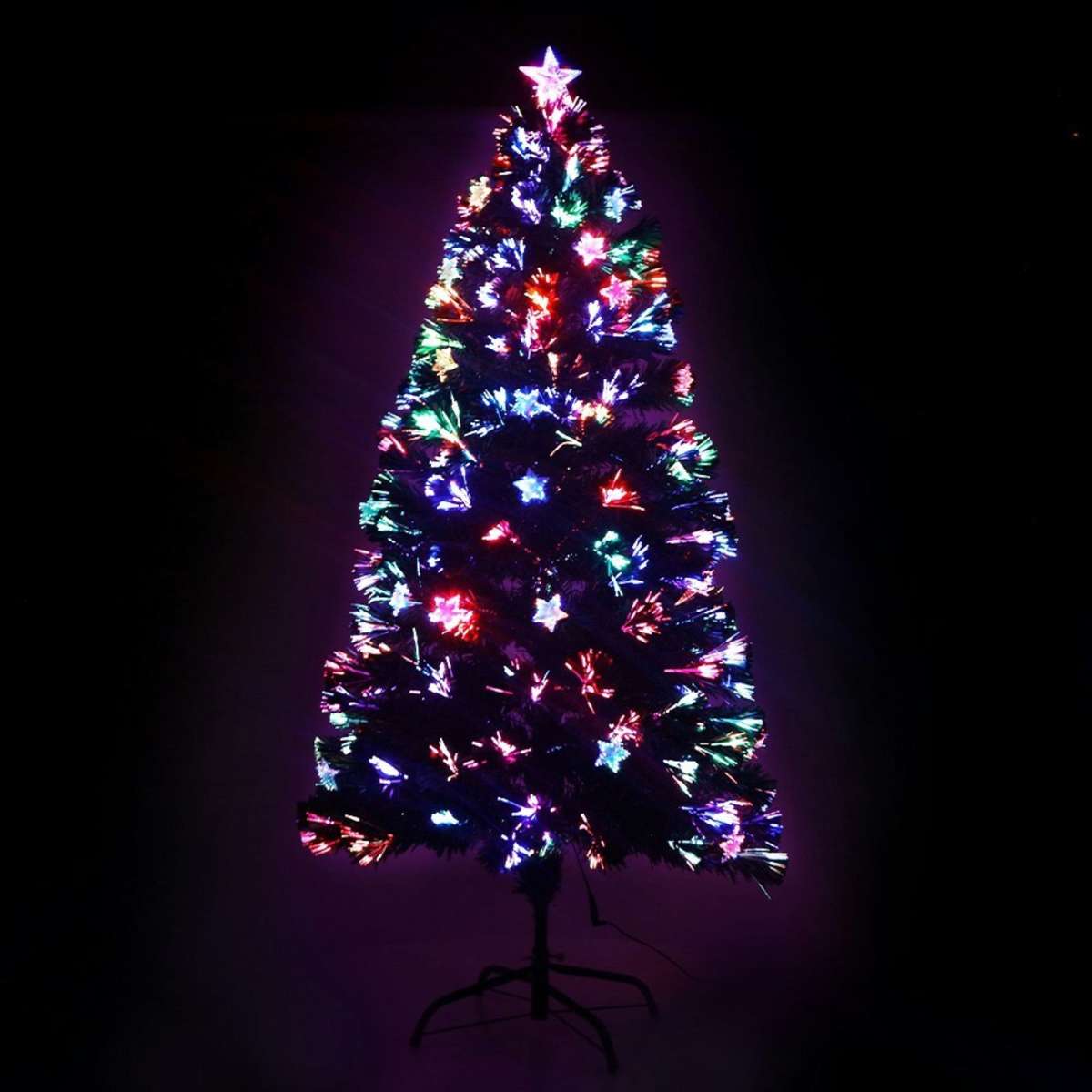 Jingle Jollys Christmas Tree 1.5M LED Xmas trees with Lights Multi ...