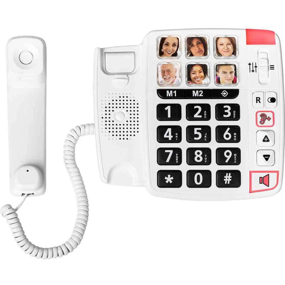 CARE80S Big Button Amplified Speakerphone With Picture Dialling
