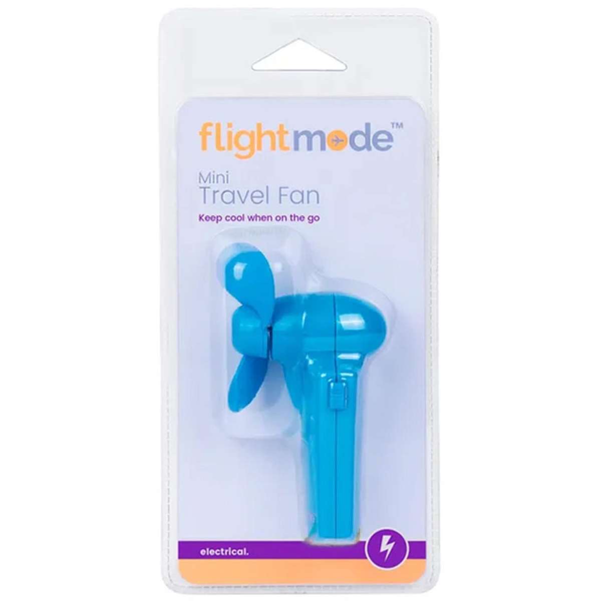 Flightmode Mini Travel Fan Blue Woolworths