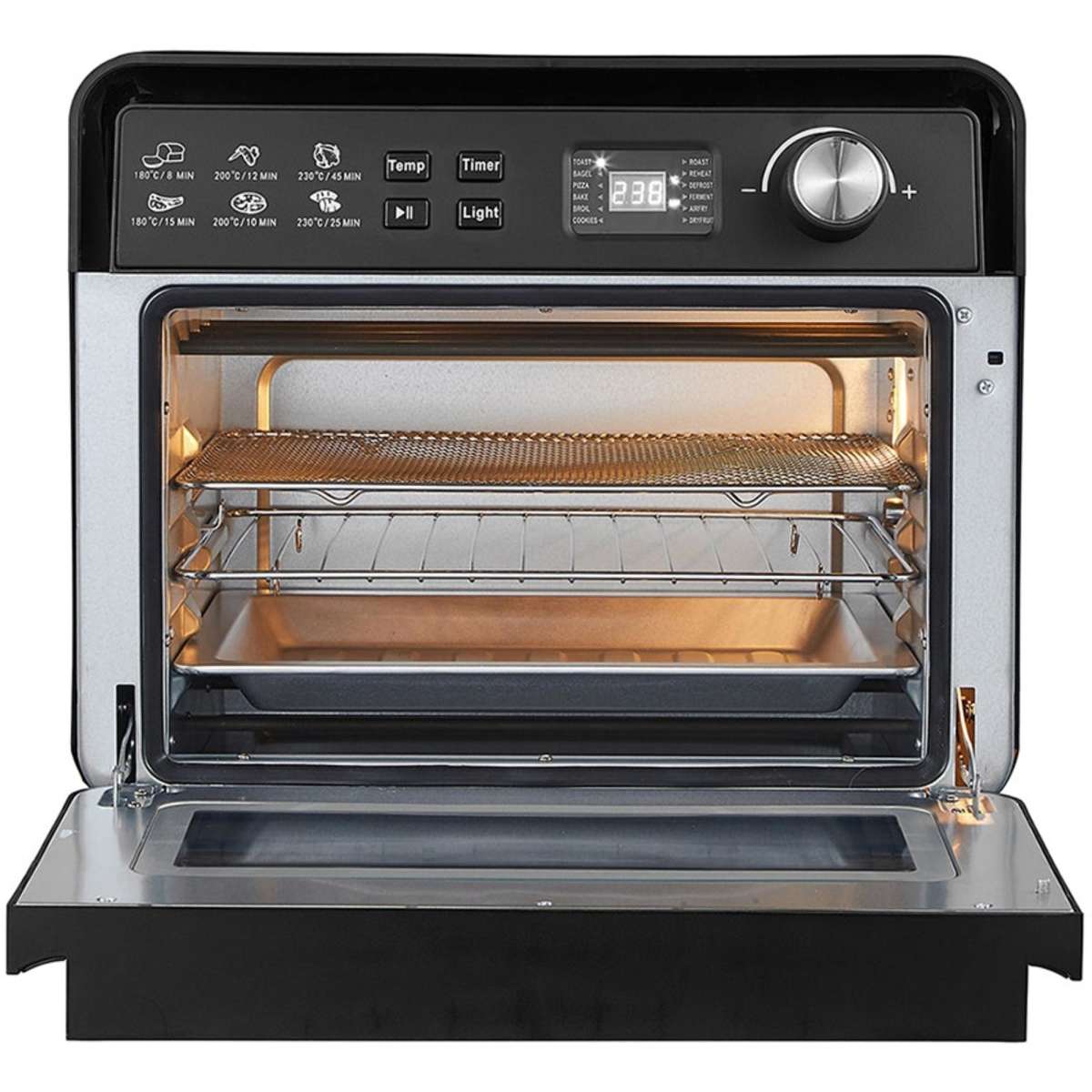 Air Fryer Convection Oven Matte Black 23l 