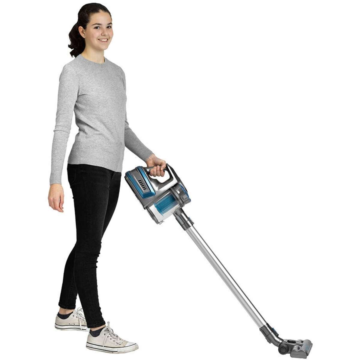 Lenoxx Powerful Rechargeable Cordless Vacuum Cleaner Blue Woolworths