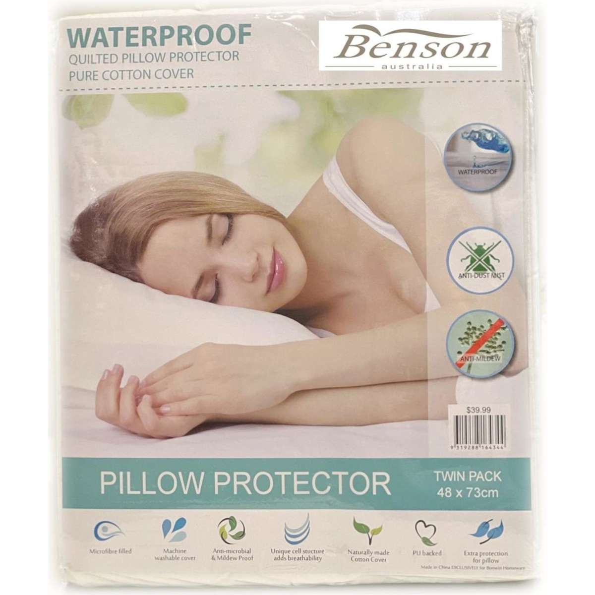 Standard pillow 2024 size australia