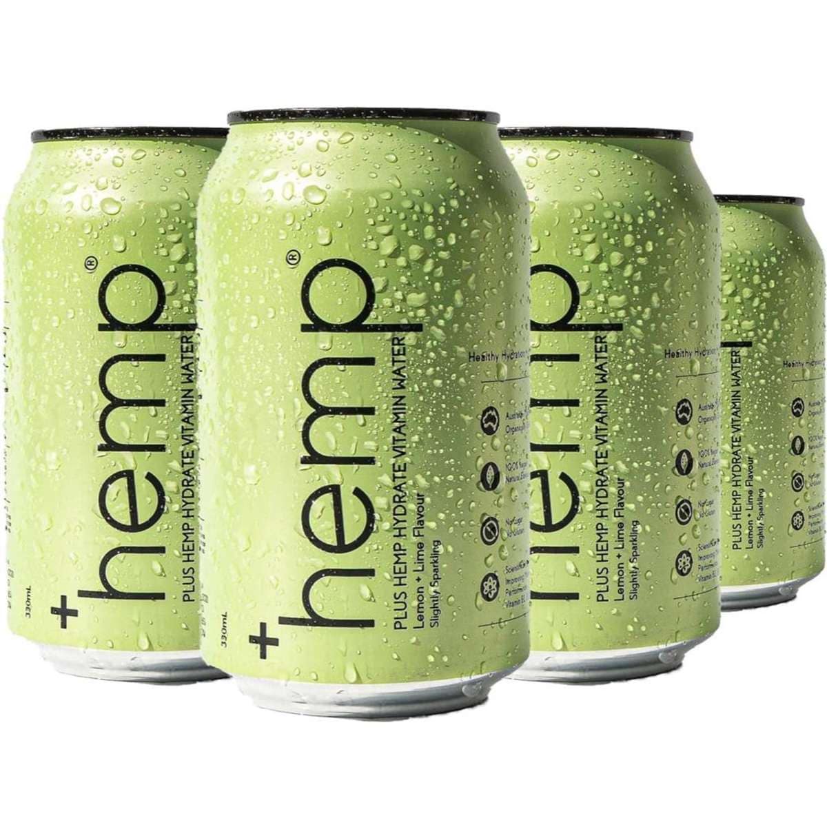 Plus Hemp Hydrate 330ml 4pack Woolworths