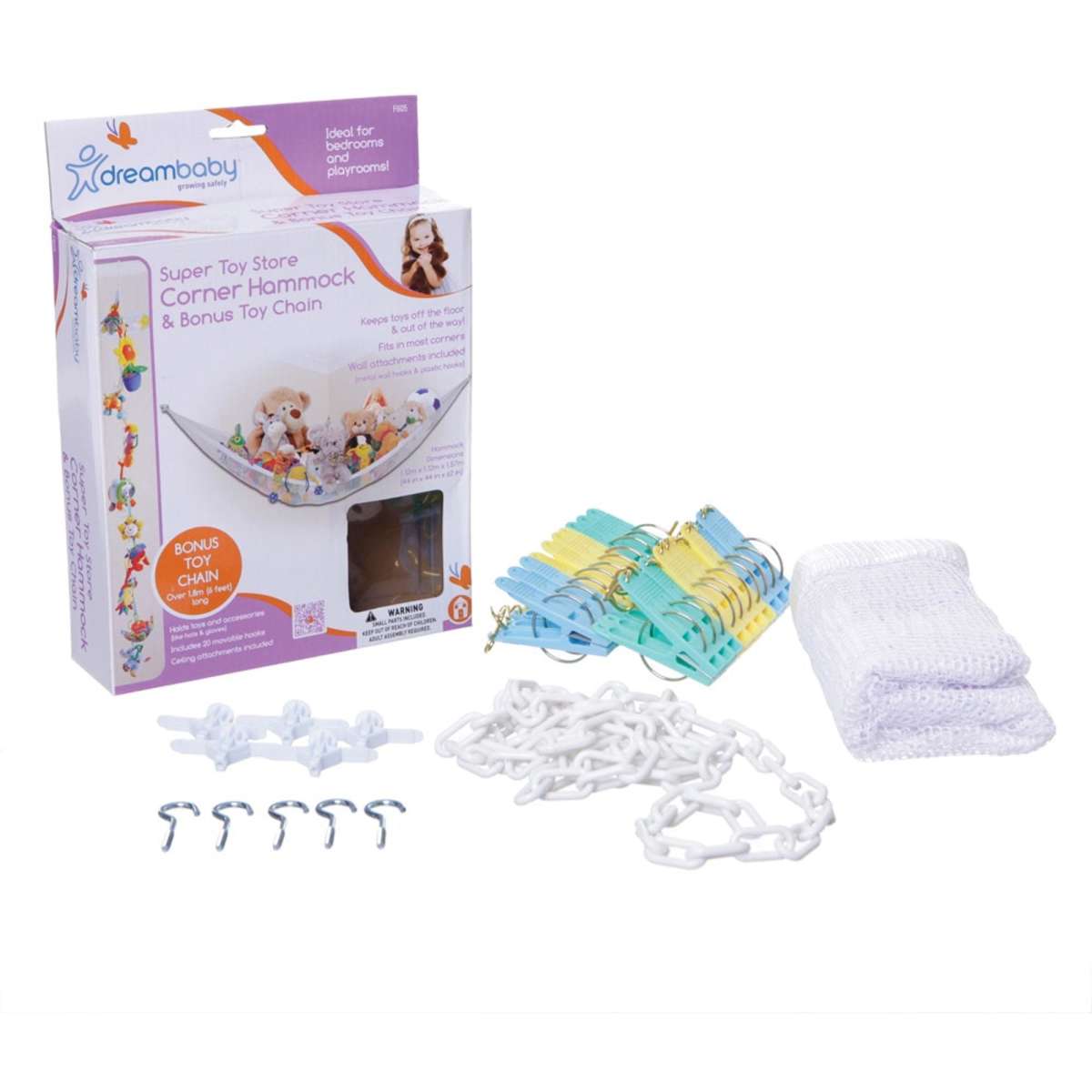 Dreambaby Super Toy Store Corner Hammock w/Chain Woolworths