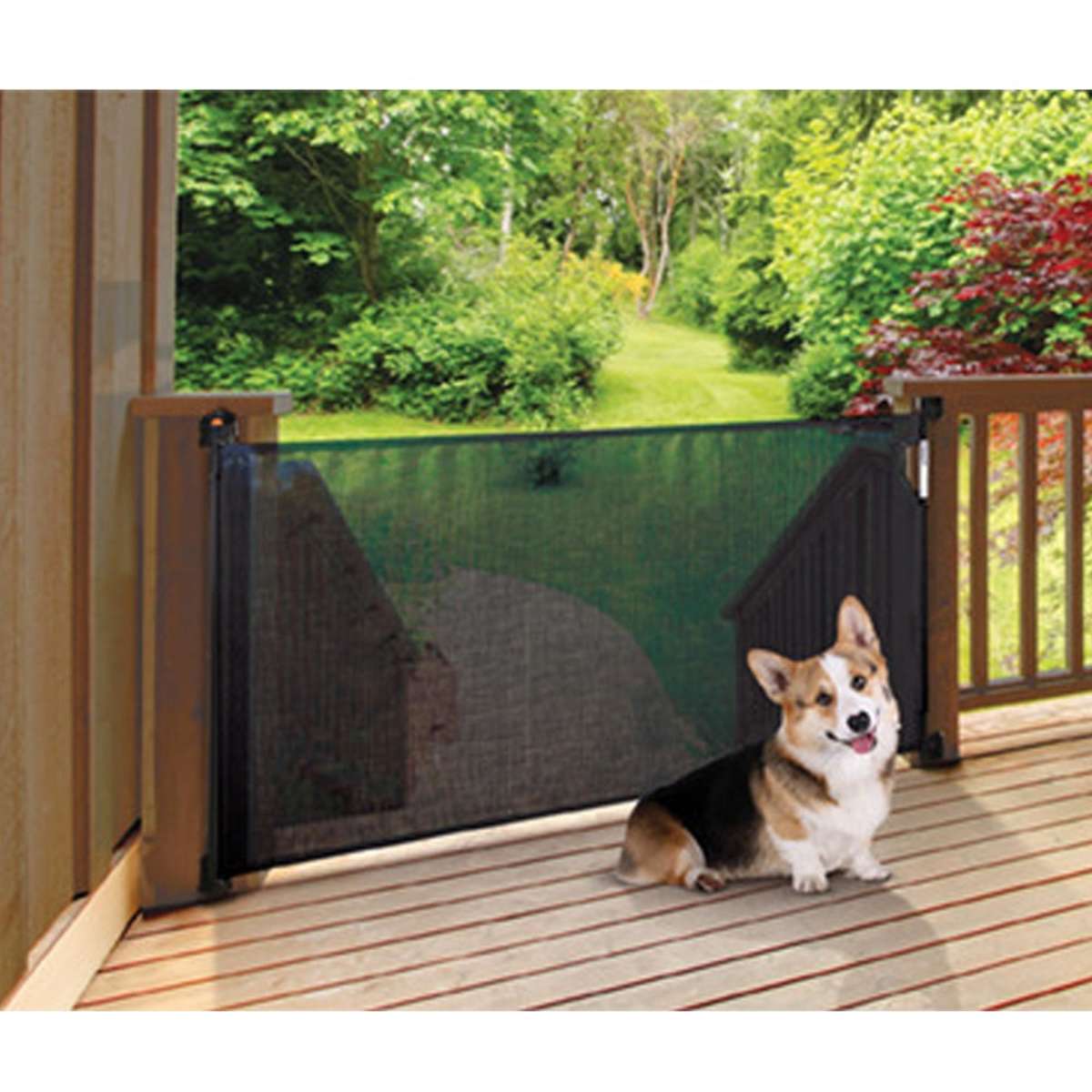 Dreambaby Retractable Safety Gate Black Woolworths