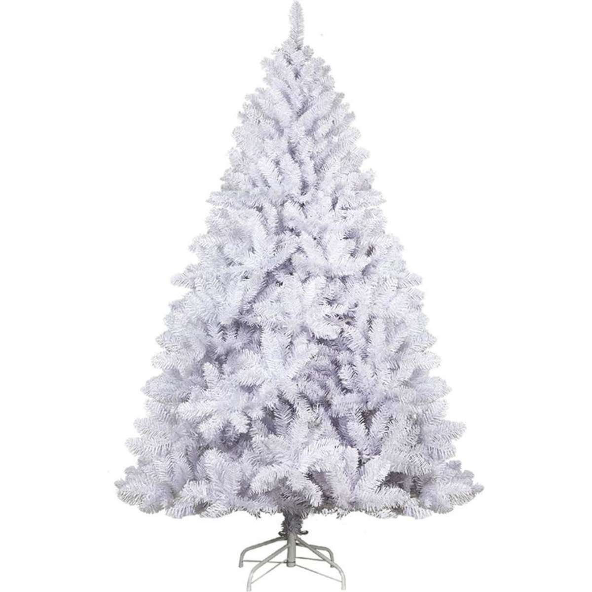 Jingle Jollys Christmas Tree 2.1m 1000 White Tips Xmas Tree Decorations ...