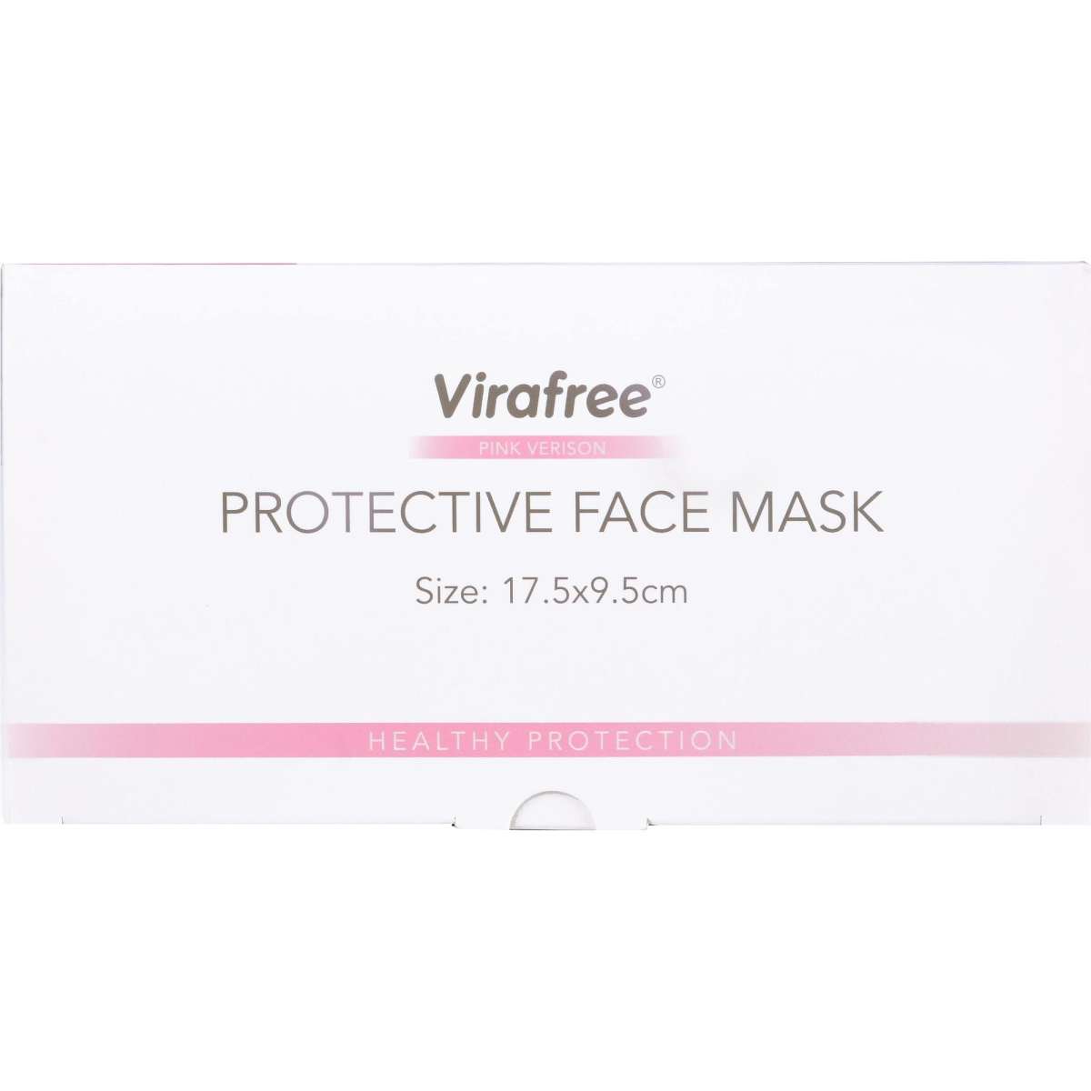 Virafree Disposable Protective Face Mask Pink 200pcs (4 boxes) Woolworths