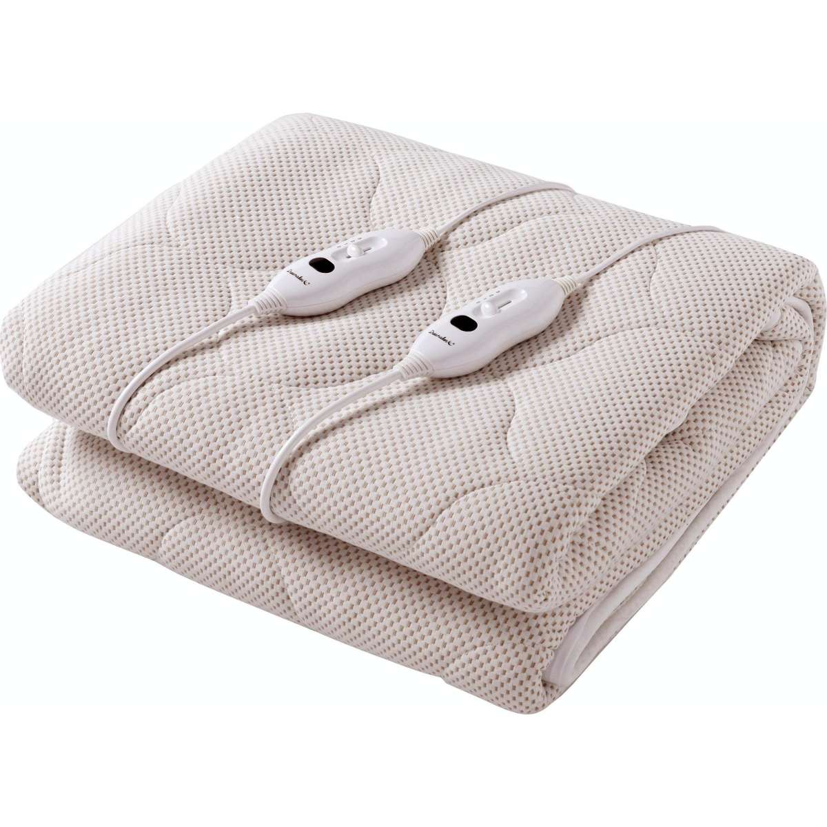 Dreamaker Copper Infused Quilted Top Electric Blanket Rose Copper Queen