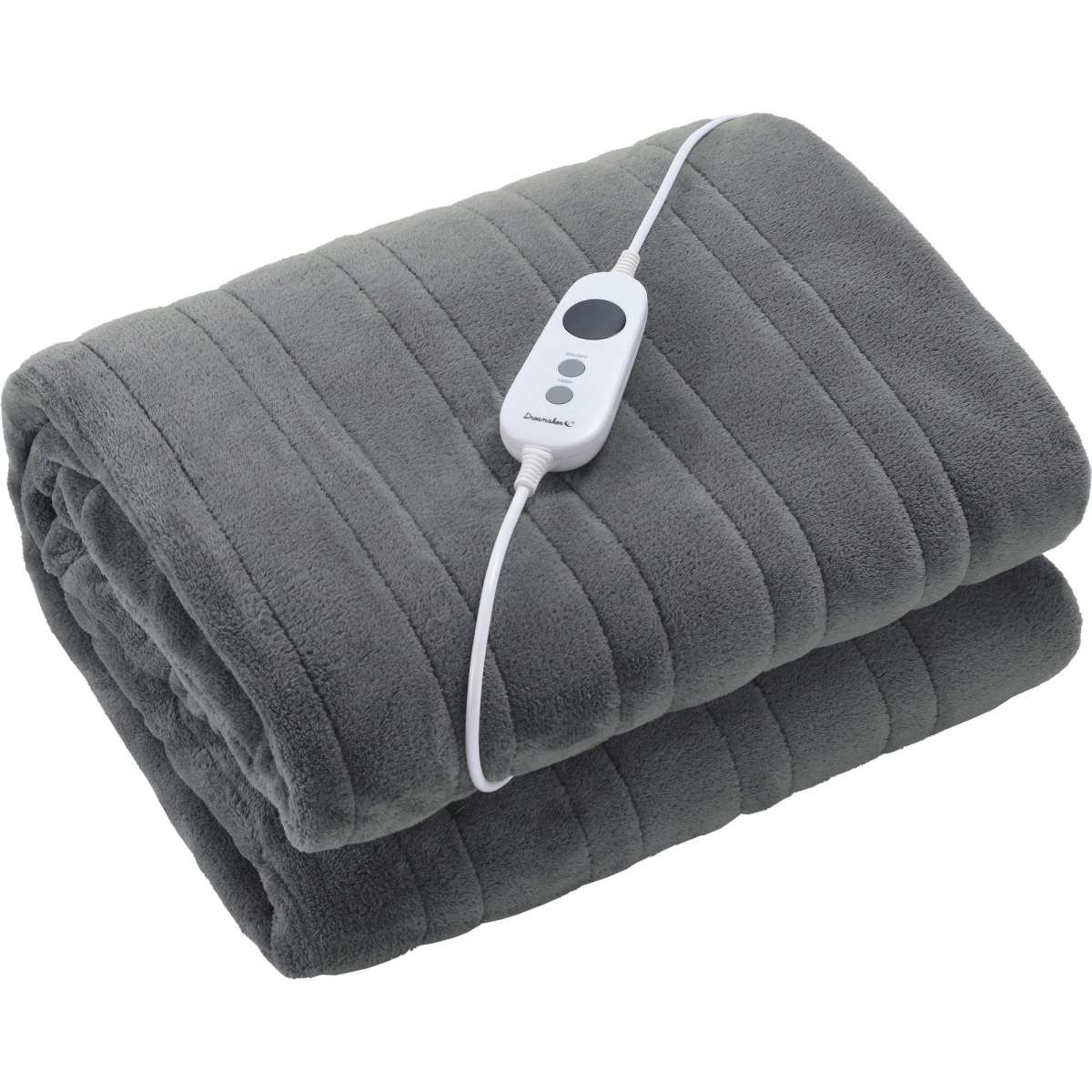 Dreamaker Coral Fleece Heated Throw Light Grey 200x180 Woolworths